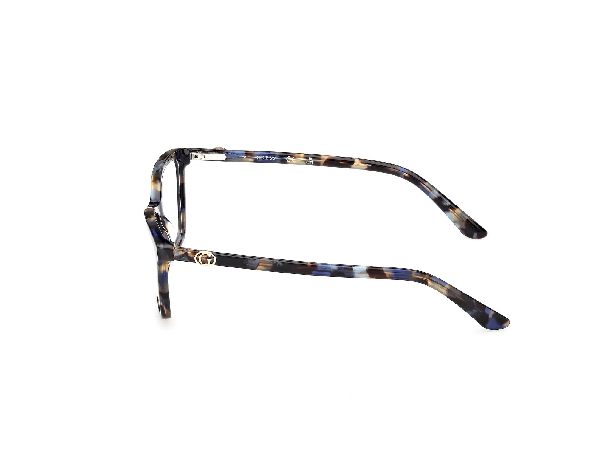 Guess GU50310 092 Montature da vista Acetato Blu Squadrata Normale - immagine 3
