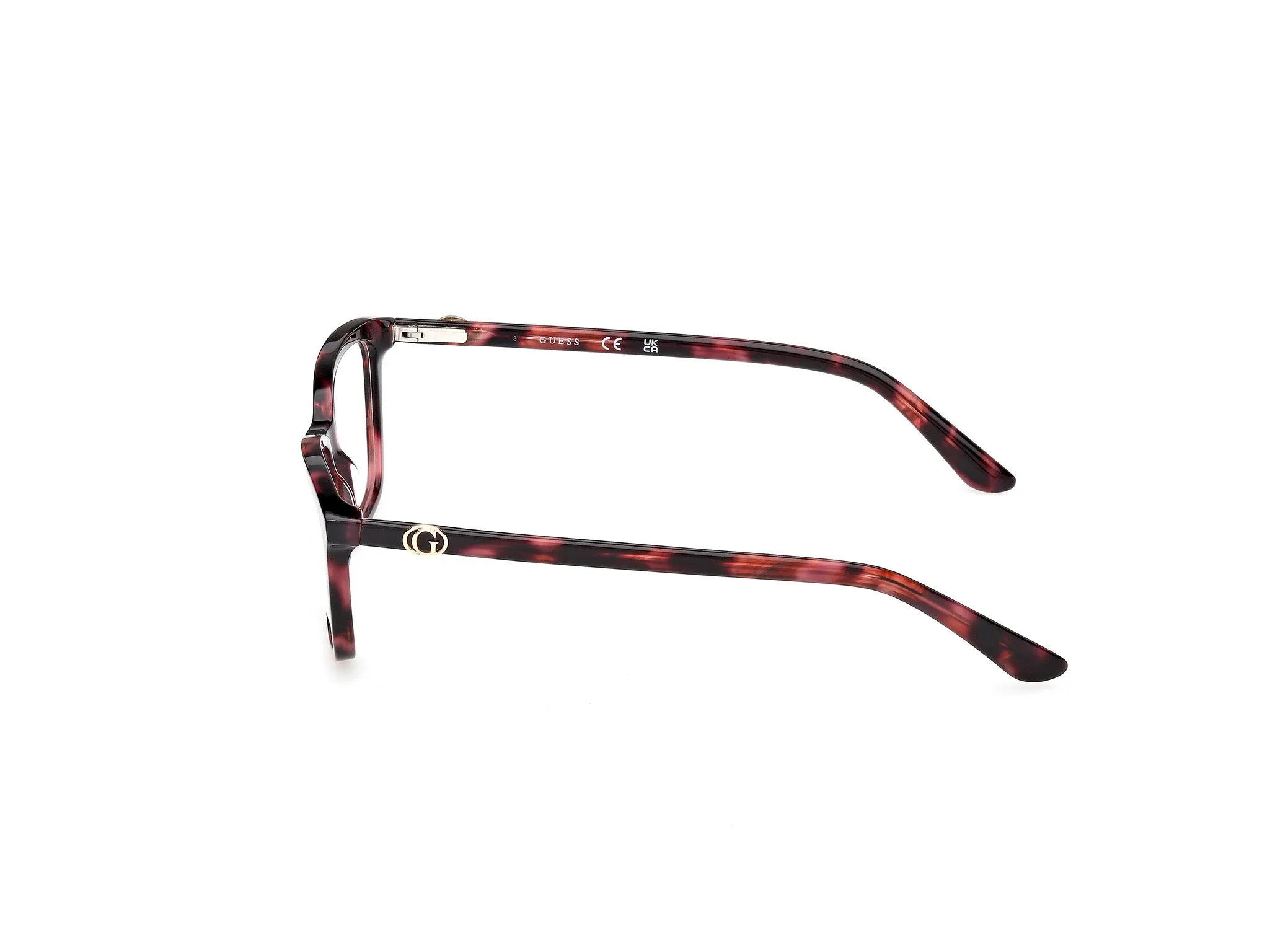 Guess GU50310 071 Montature da vista Acetato Bordeaux Squadrata Normale - immagine 3