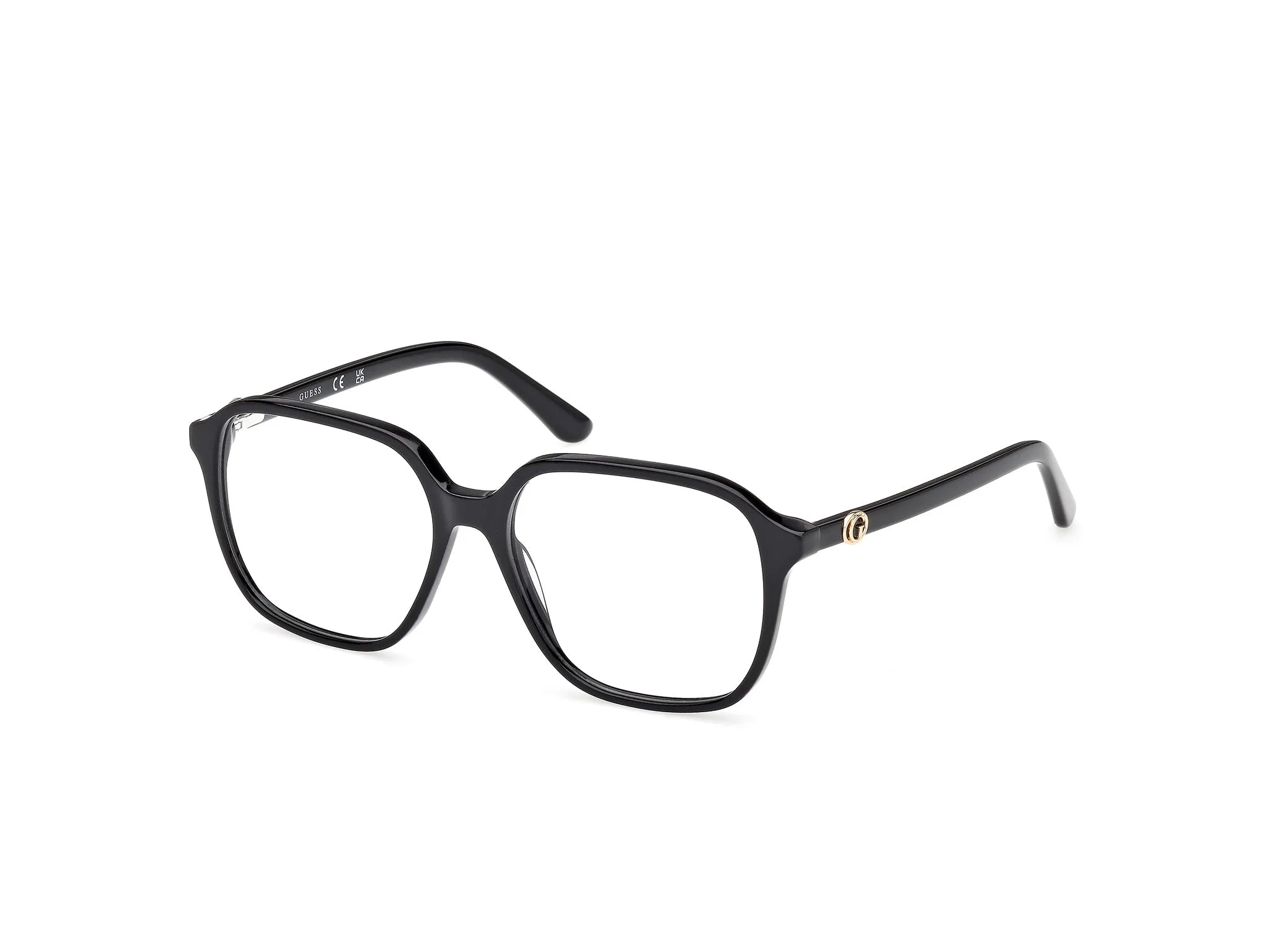 Guess GU50309 001 Montature da vista Acetato Nero Squadrata Normale - immagine 1