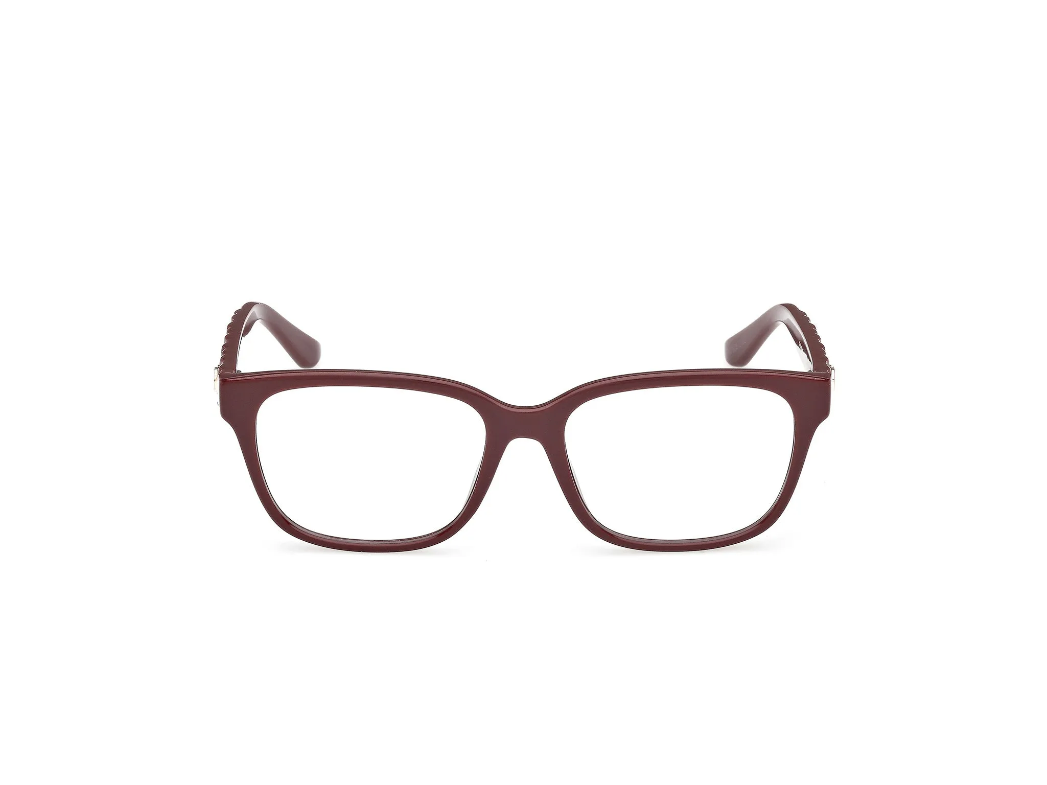 Guess GU50308 069 Montature da vista Acetato Bordeaux Squadrata Normale - immagine 2