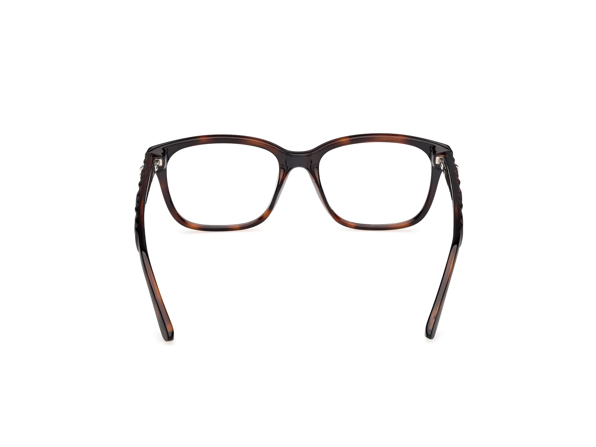 Guess GU50308 052 Montature da vista Acetato Havana Squadrata Normale - immagine 4