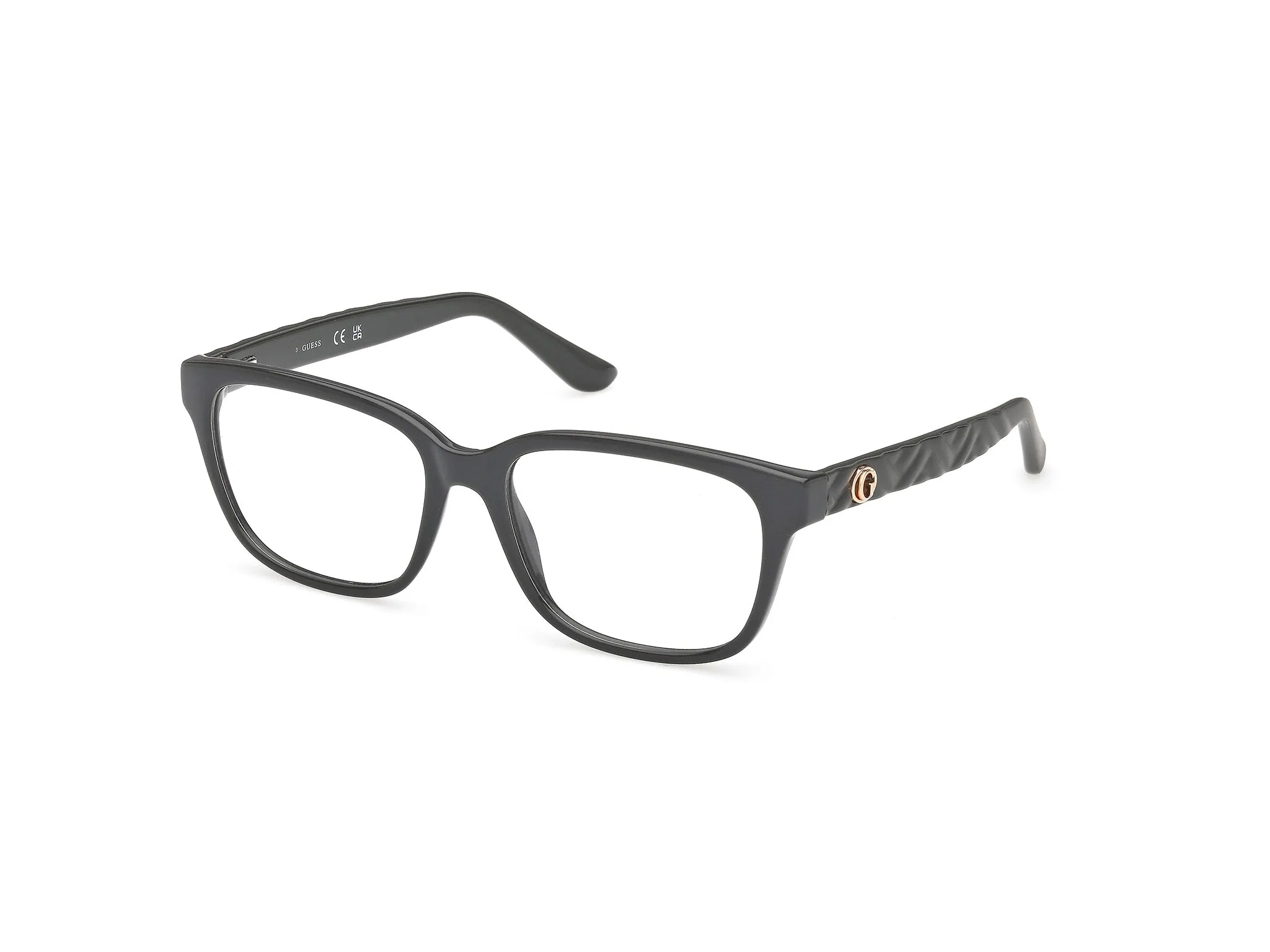Guess GU50308 096 Montature da vista Acetato Verde Squadrata Normale - immagine 1