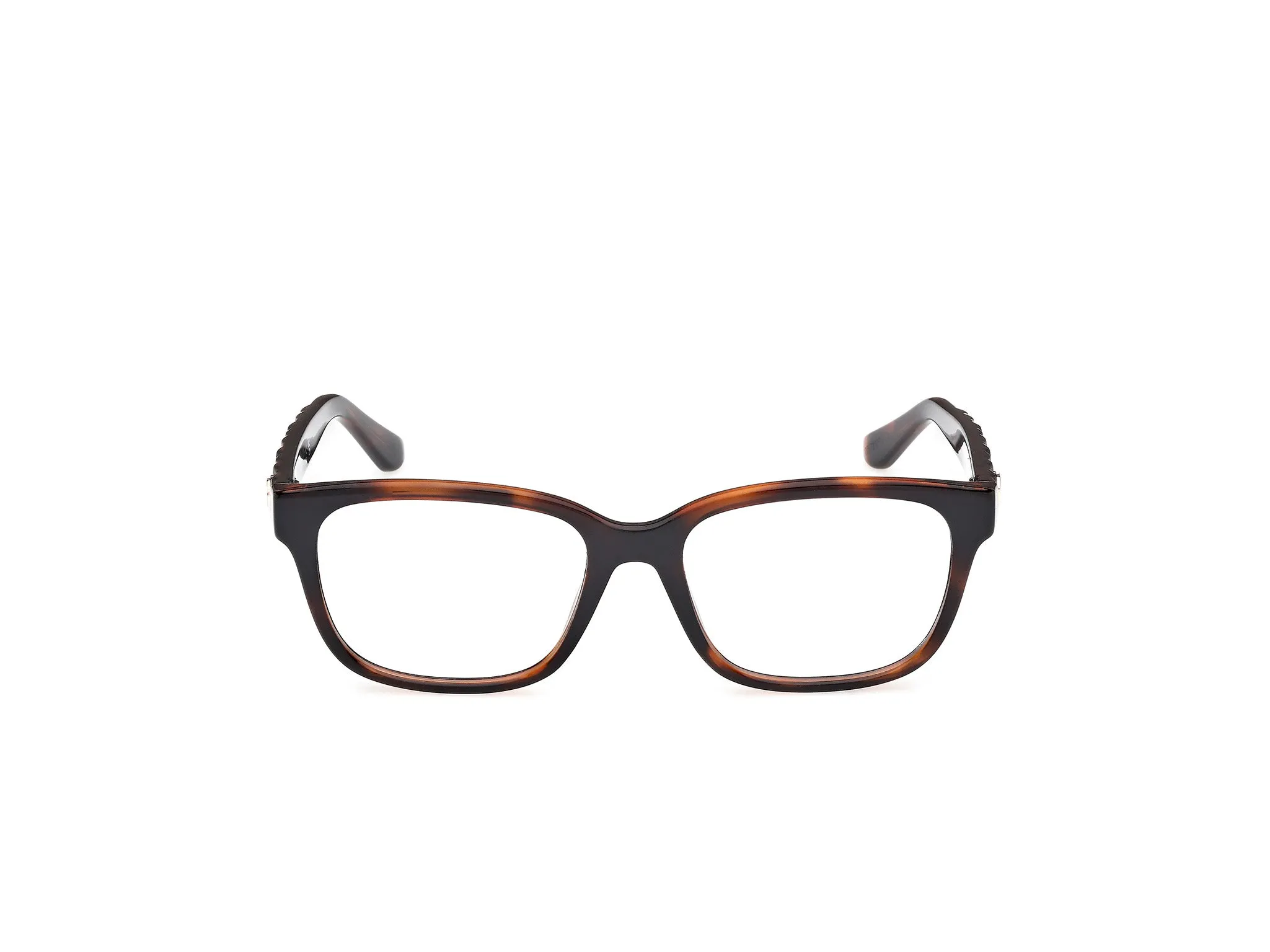 Guess GU50308 052 Montature da vista Acetato Havana Squadrata Normale - immagine 2