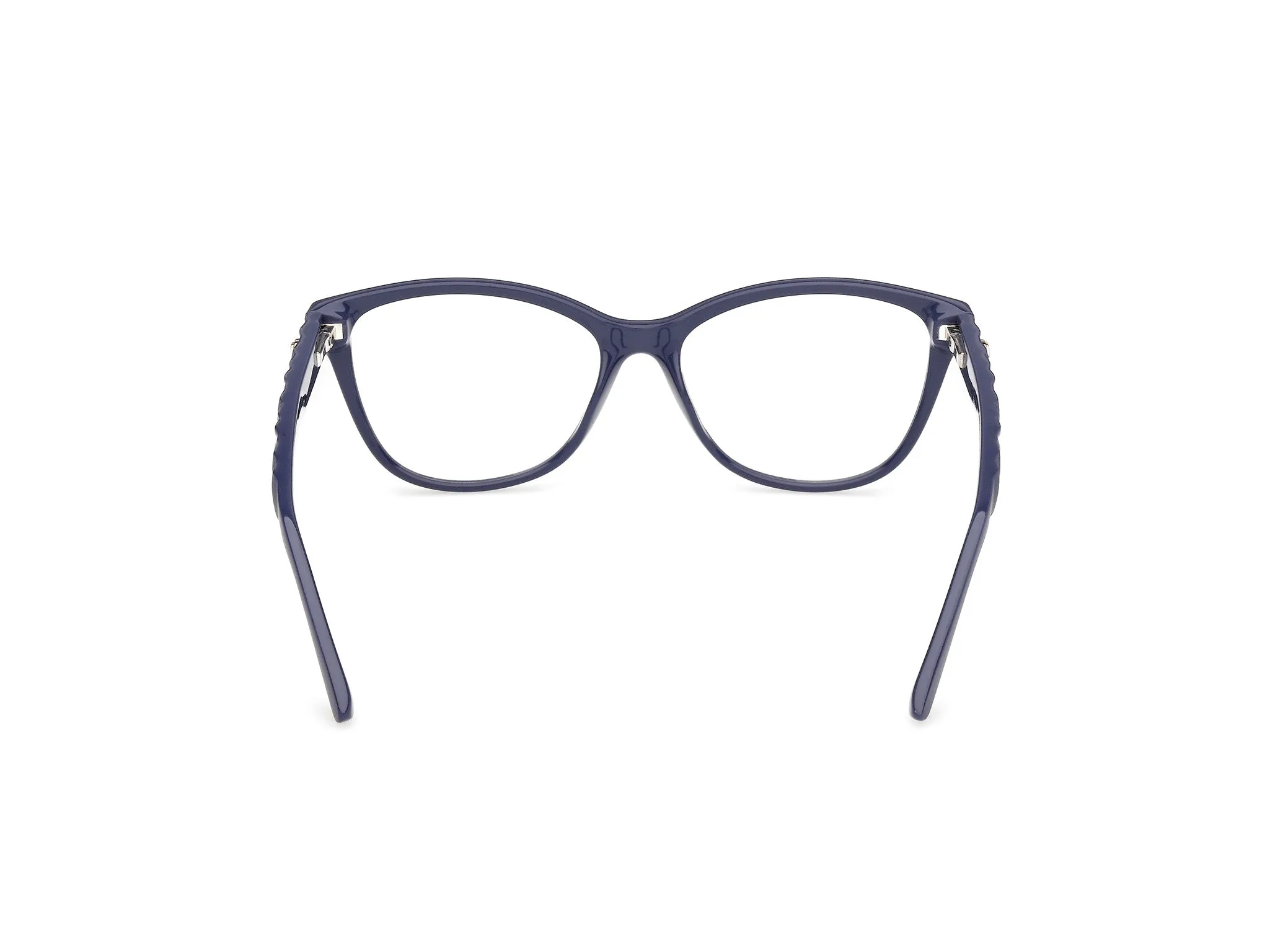 Guess GU50307 090 Montature da vista Acetato Blu Squadrata Normale - immagine 4