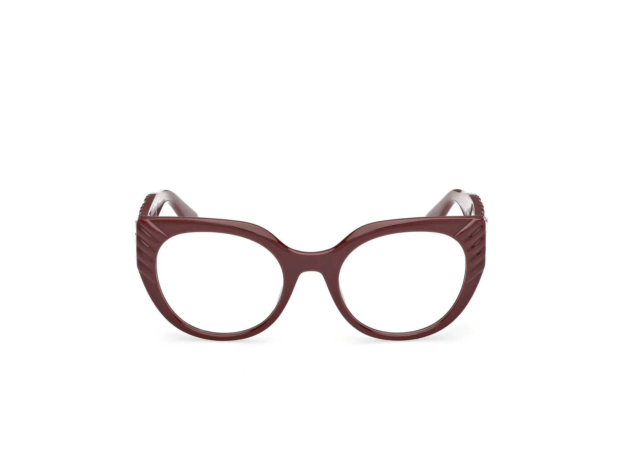 Guess GU50306 069 Montature da vista Iniettato Bordeaux Cat Eye Normale - immagine 2