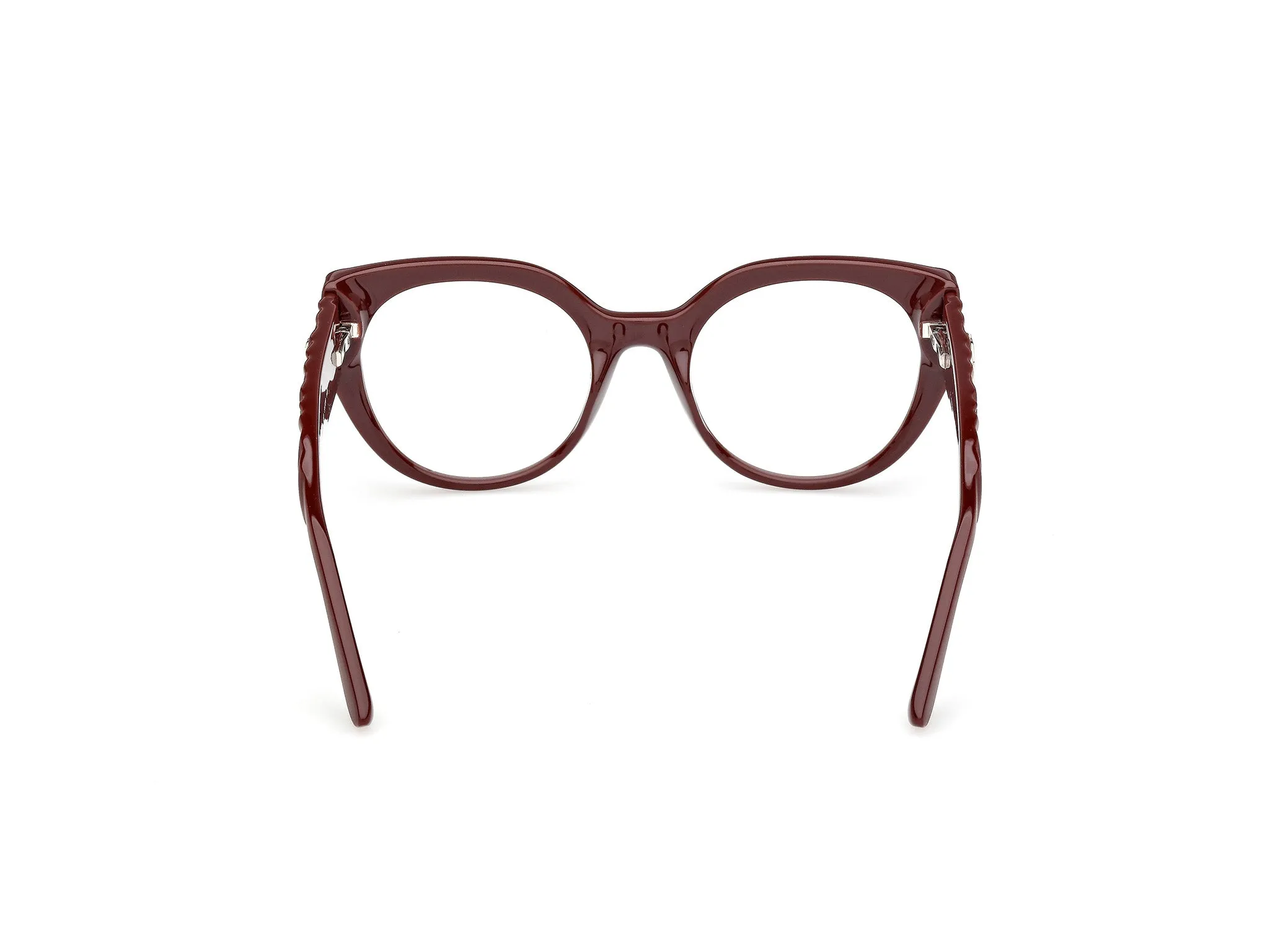 Guess GU50306 069 Montature da vista Iniettato Bordeaux Cat Eye Normale - immagine 4