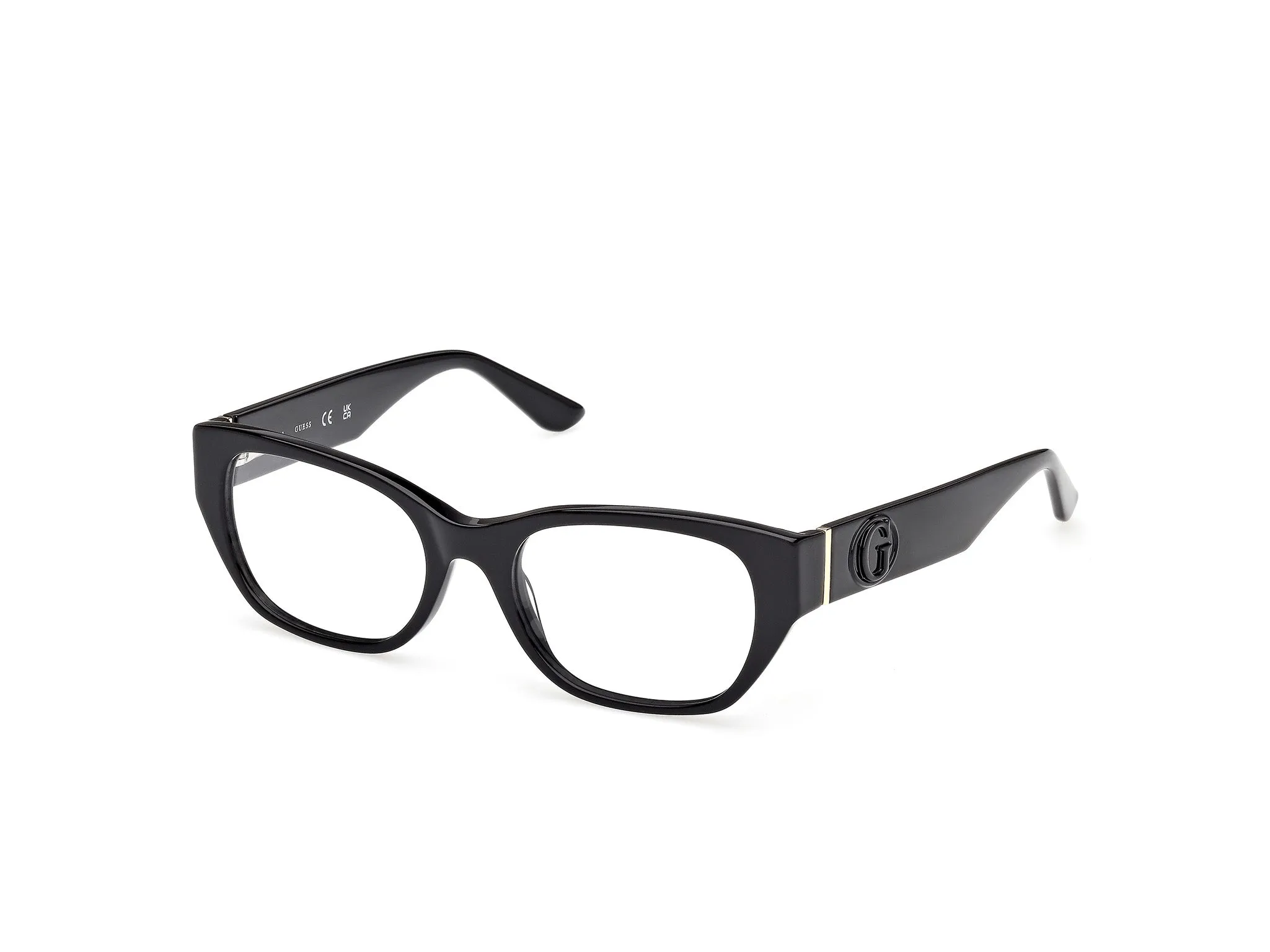 Guess GU50304 001 Montature da vista Acetato Nero Squadrata Normale - immagine 1