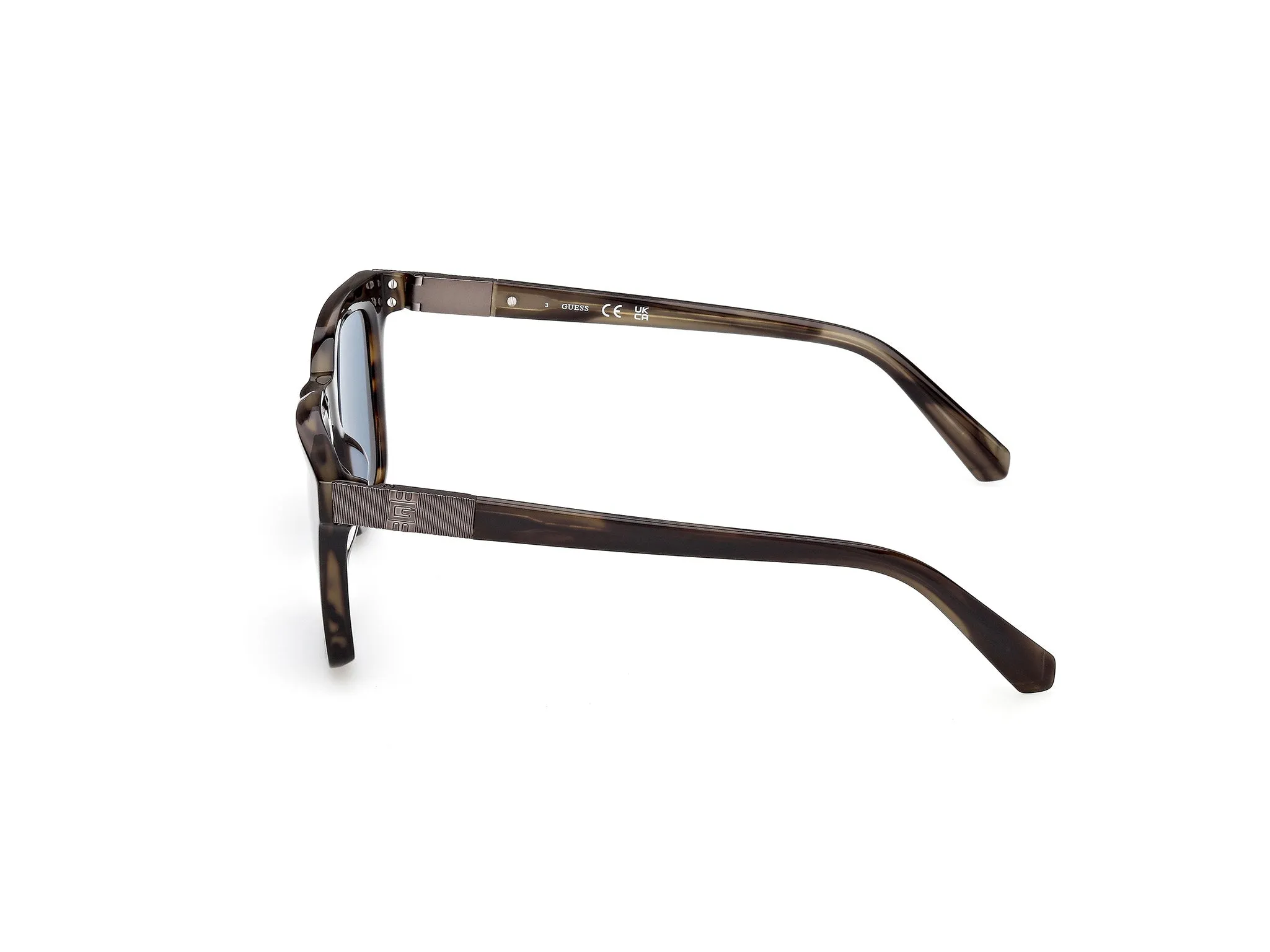 Guess GU00279 98V Occhiali da sole Acetato Verde Blu Squadrata Normale - immagine 3