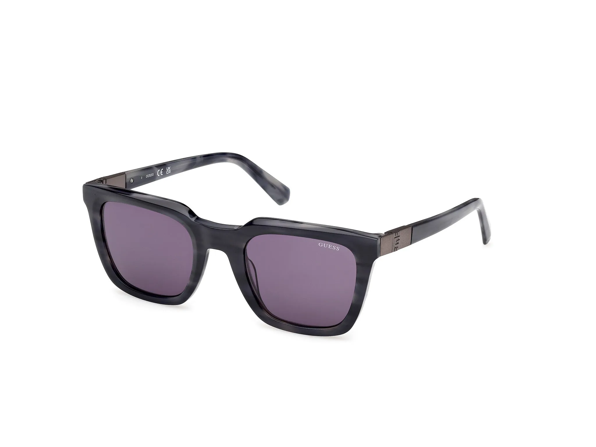 Guess GU00279 92A Occhiali da sole Acetato Blu Fumo Squadrata Normale - immagine 1