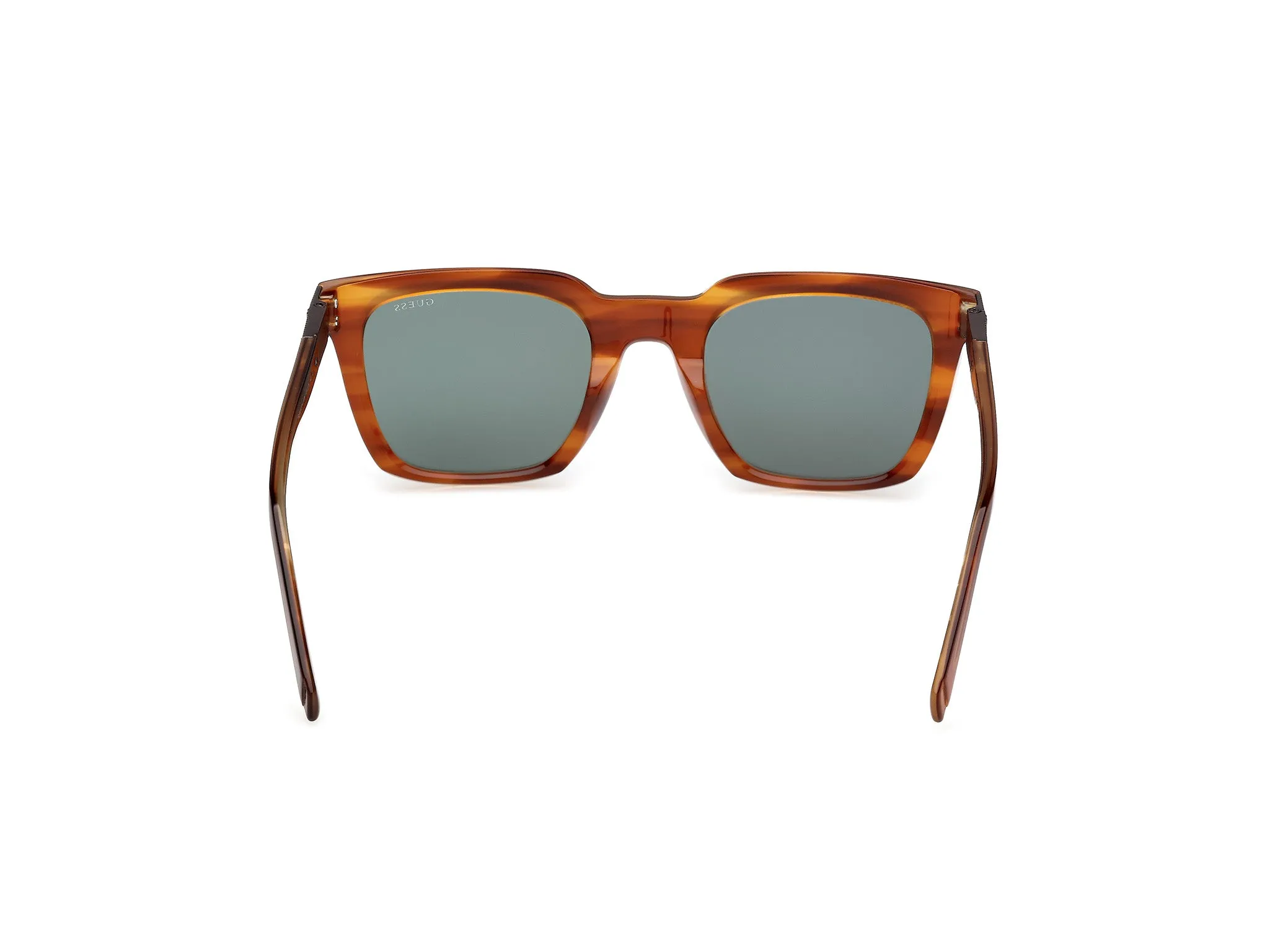 Guess GU00279 47N Occhiali da sole Acetato Marrone Verde Squadrata Normale - immagine 4