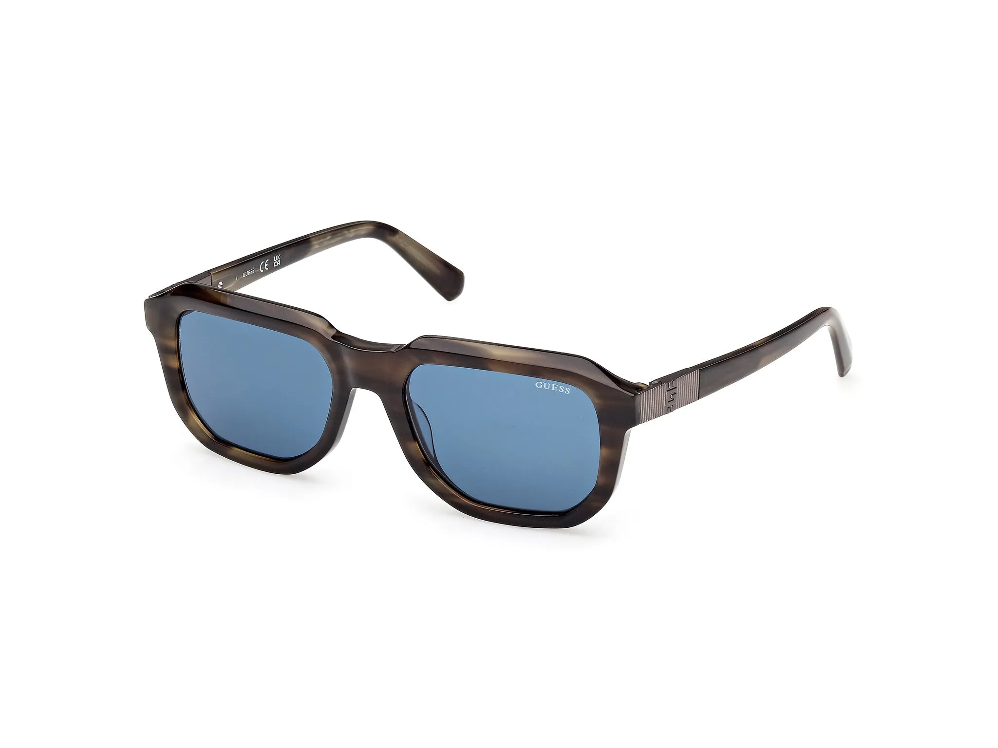 Guess GU00278 98V Occhiali da sole Acetato Verde Blu Squadrata Normale - immagine 1