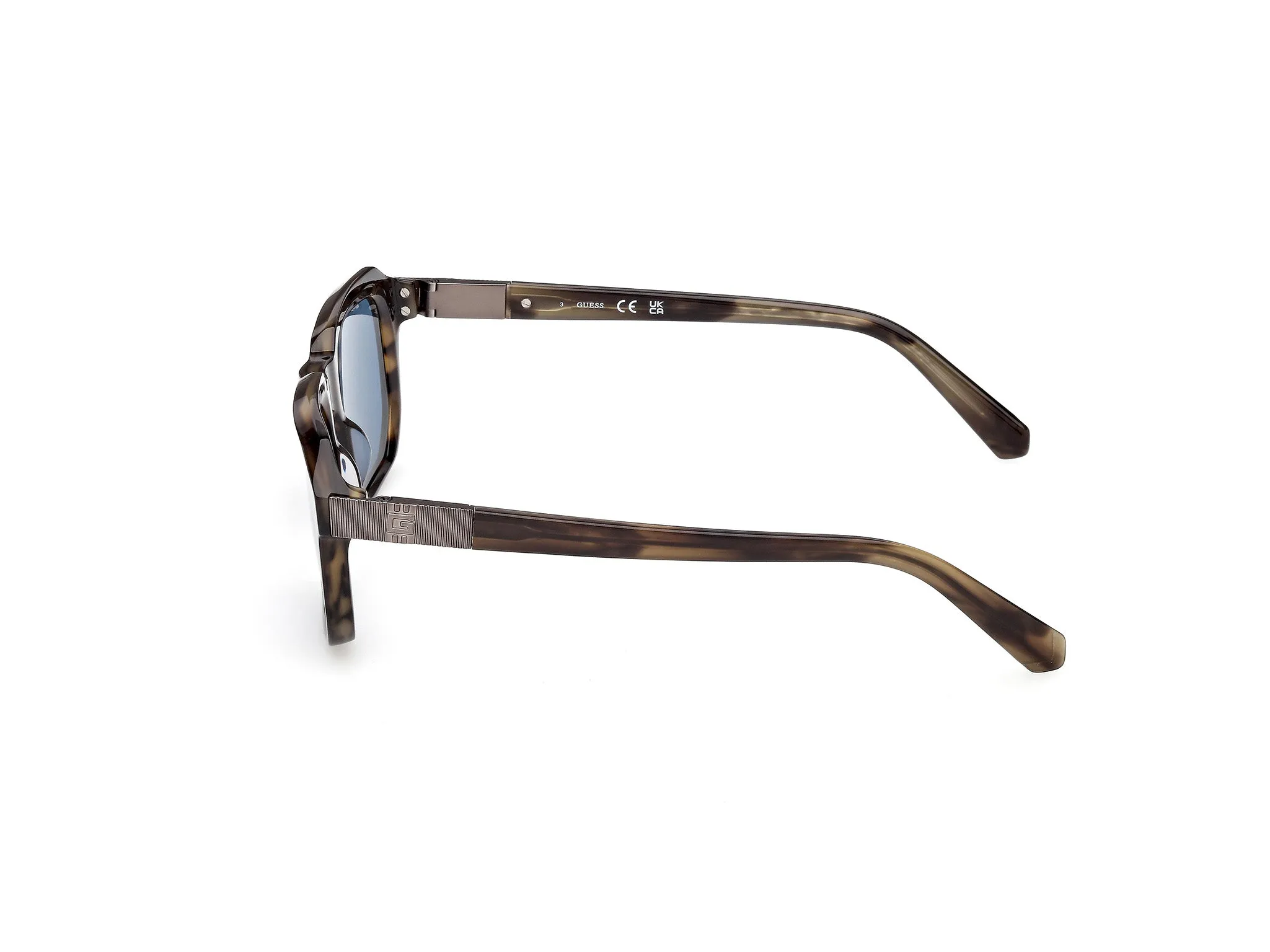 Guess GU00278 98V Occhiali da sole Acetato Verde Blu Squadrata Normale - immagine 3