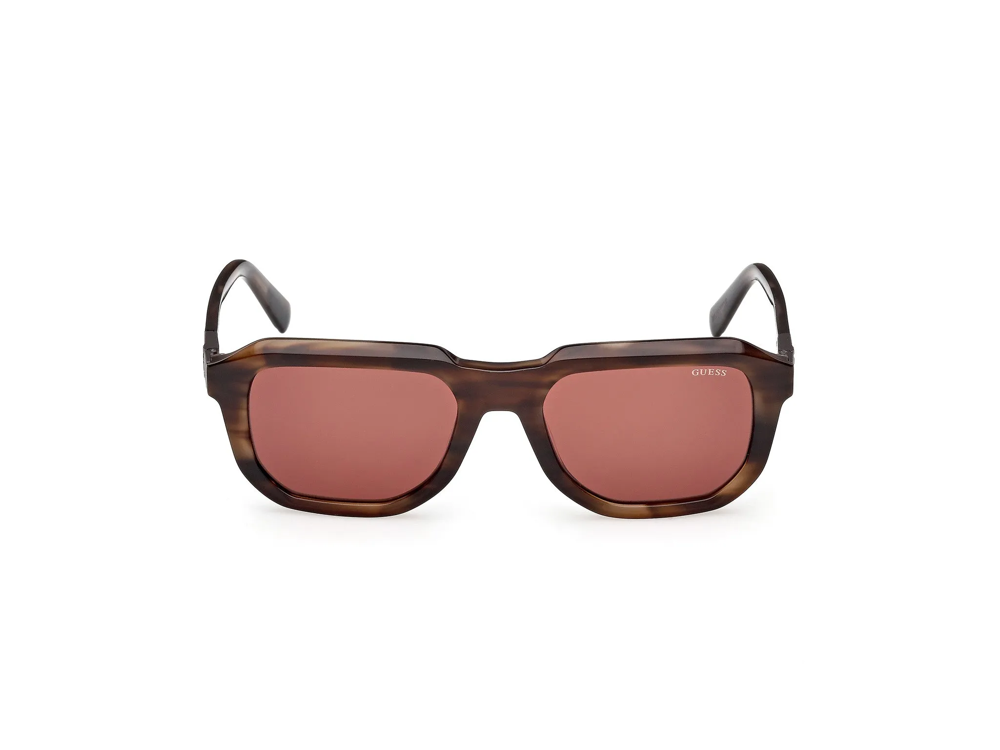 Guess GU00278 50S Occhiali da sole Acetato Marrone Bordeaux Squadrata Normale - immagine 2