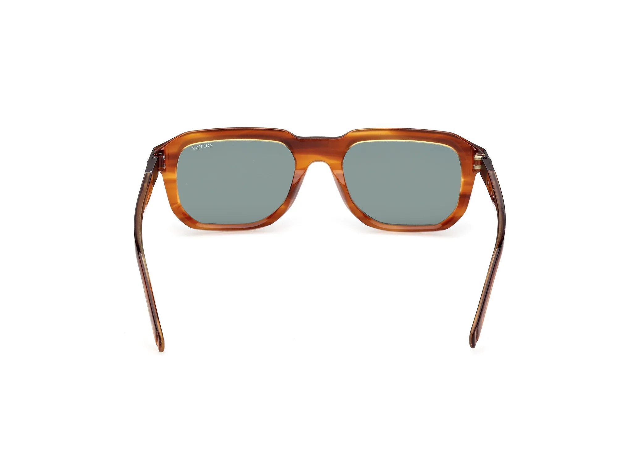 Guess GU00278 47N Occhiali da sole Acetato Marrone Verde Squadrata Normale - immagine 4