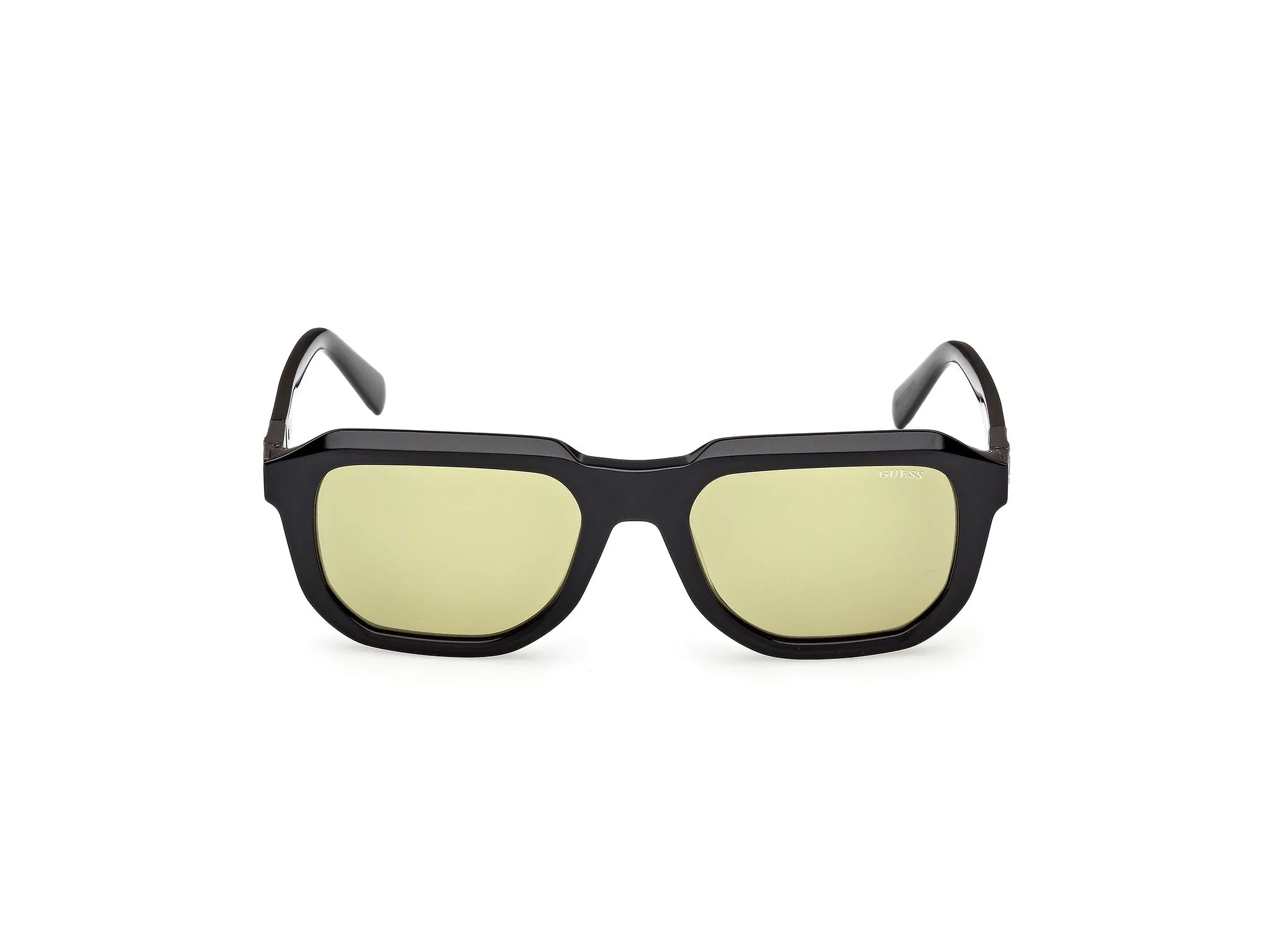 Guess GU00278 01N Occhiali da sole Acetato Nero Verde Squadrata Normale - immagine 2
