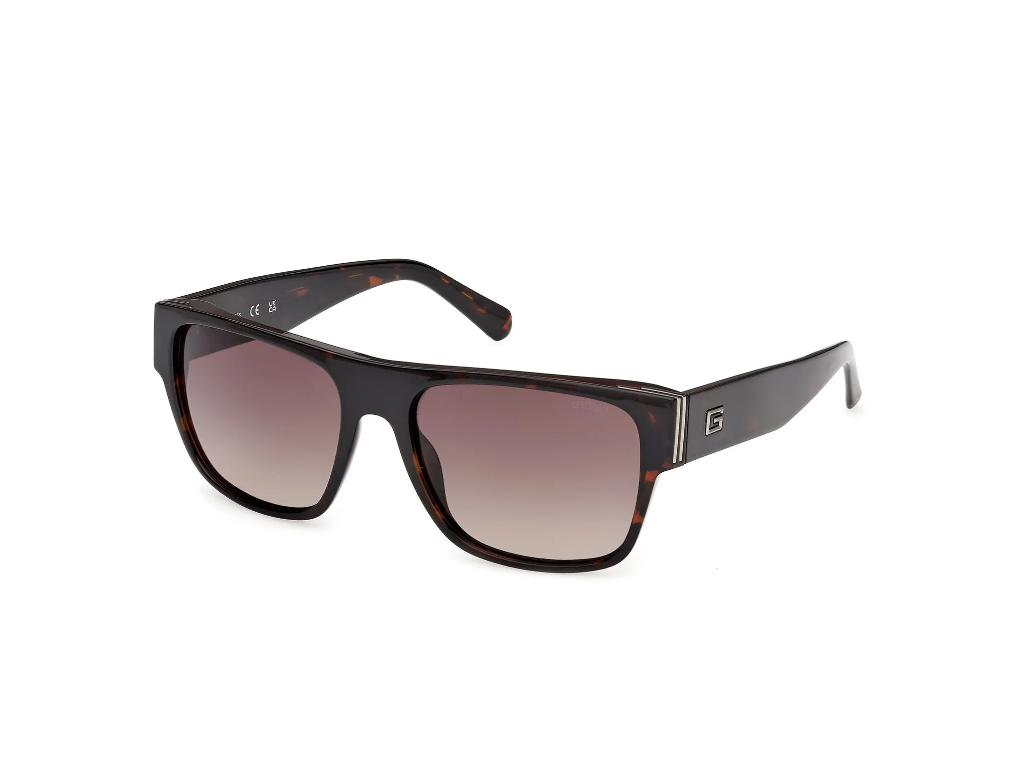 Guess GU00277 52F Occhiali da sole Iniettato Havana Marrone Squadrata Normale - immagine 1