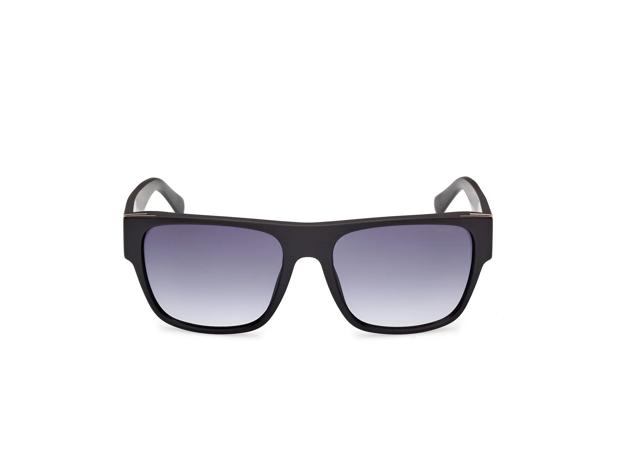 Guess GU00277 02W Occhiali da sole Iniettato Nero Blu Squadrata Normale - immagine 2
