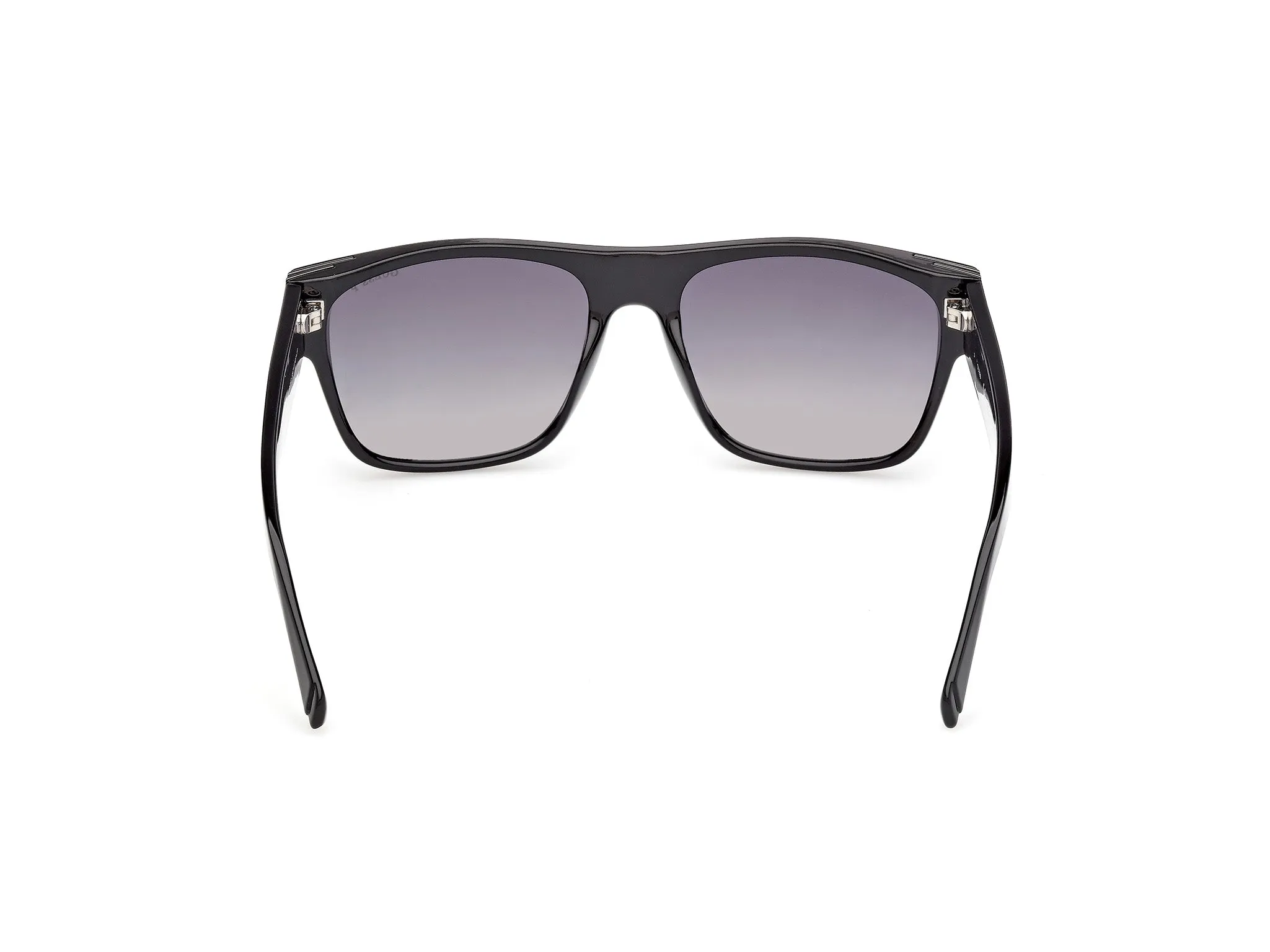 Guess GU00277 01D Occhiali da sole Iniettato Nero Fumo Squadrata Polarizzata - immagine 4