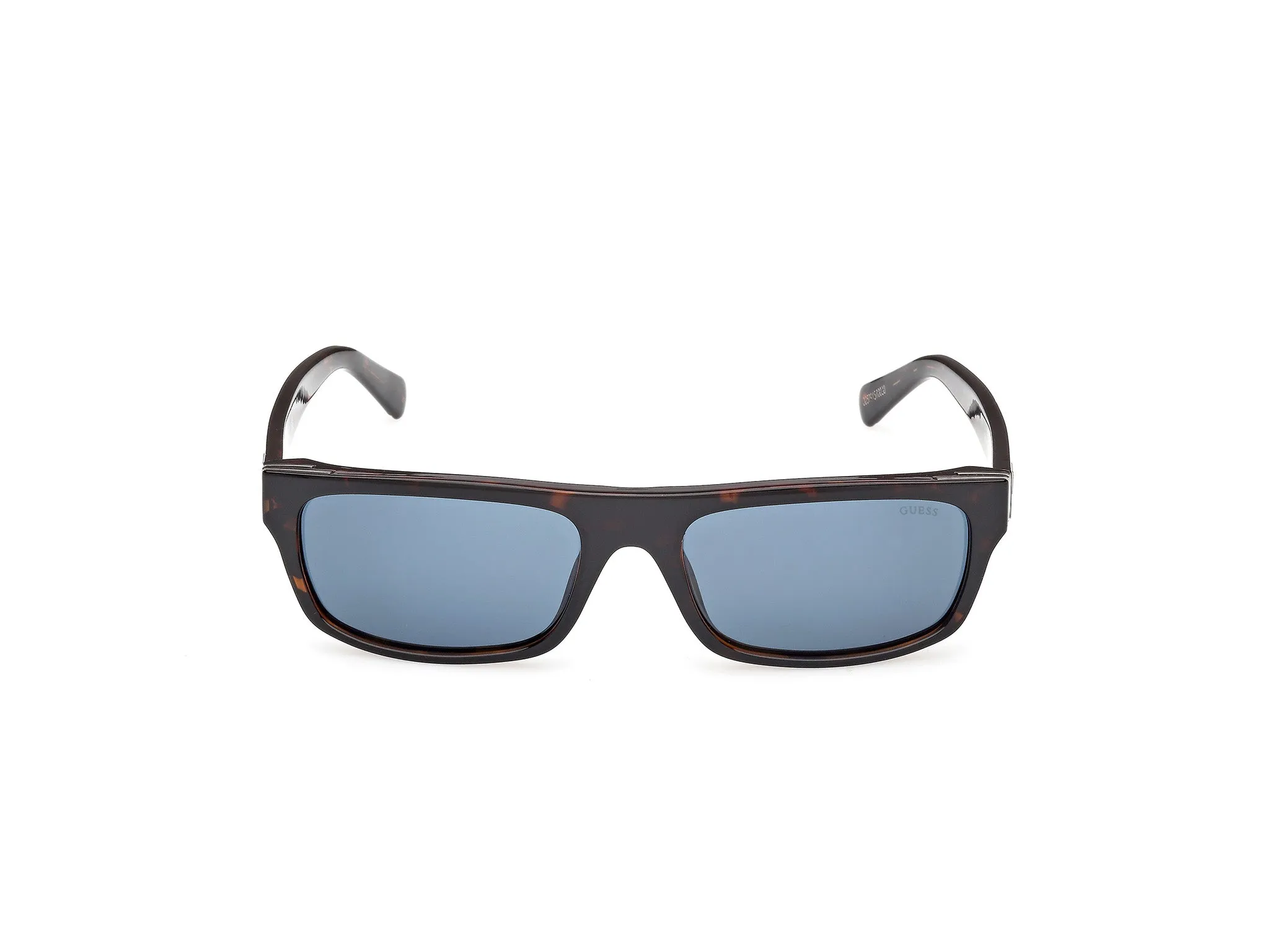Guess GU00276 52V Occhiali da sole Iniettato Havana Blu Squadrata Normale - immagine 2