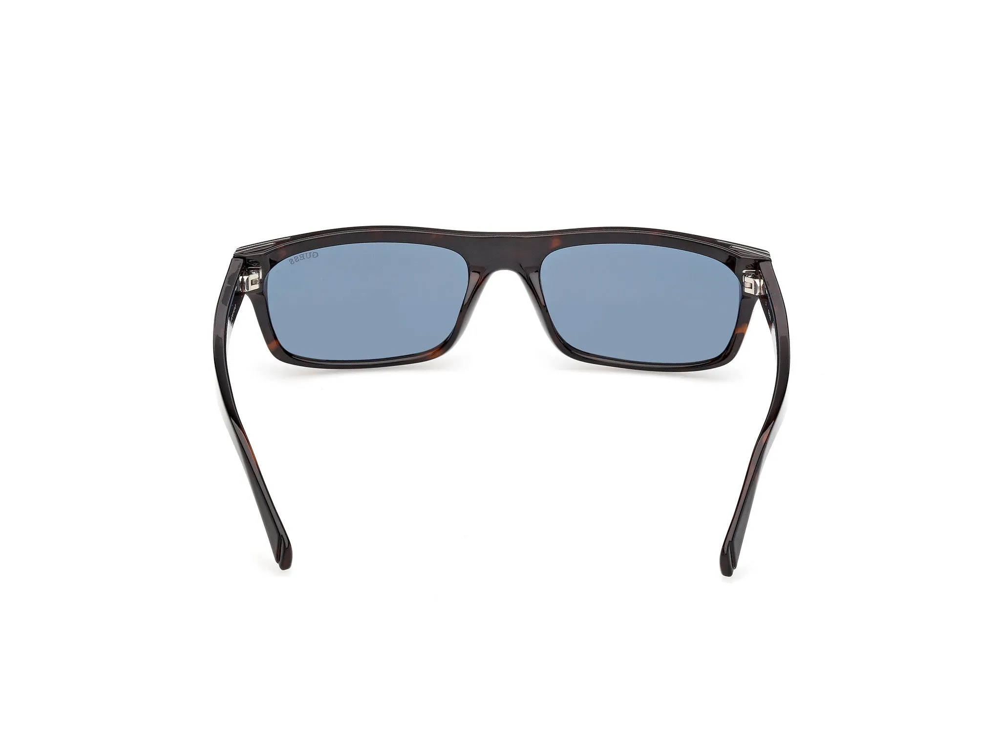 Guess GU00276 52V Occhiali da sole Iniettato Havana Blu Squadrata Normale - immagine 4