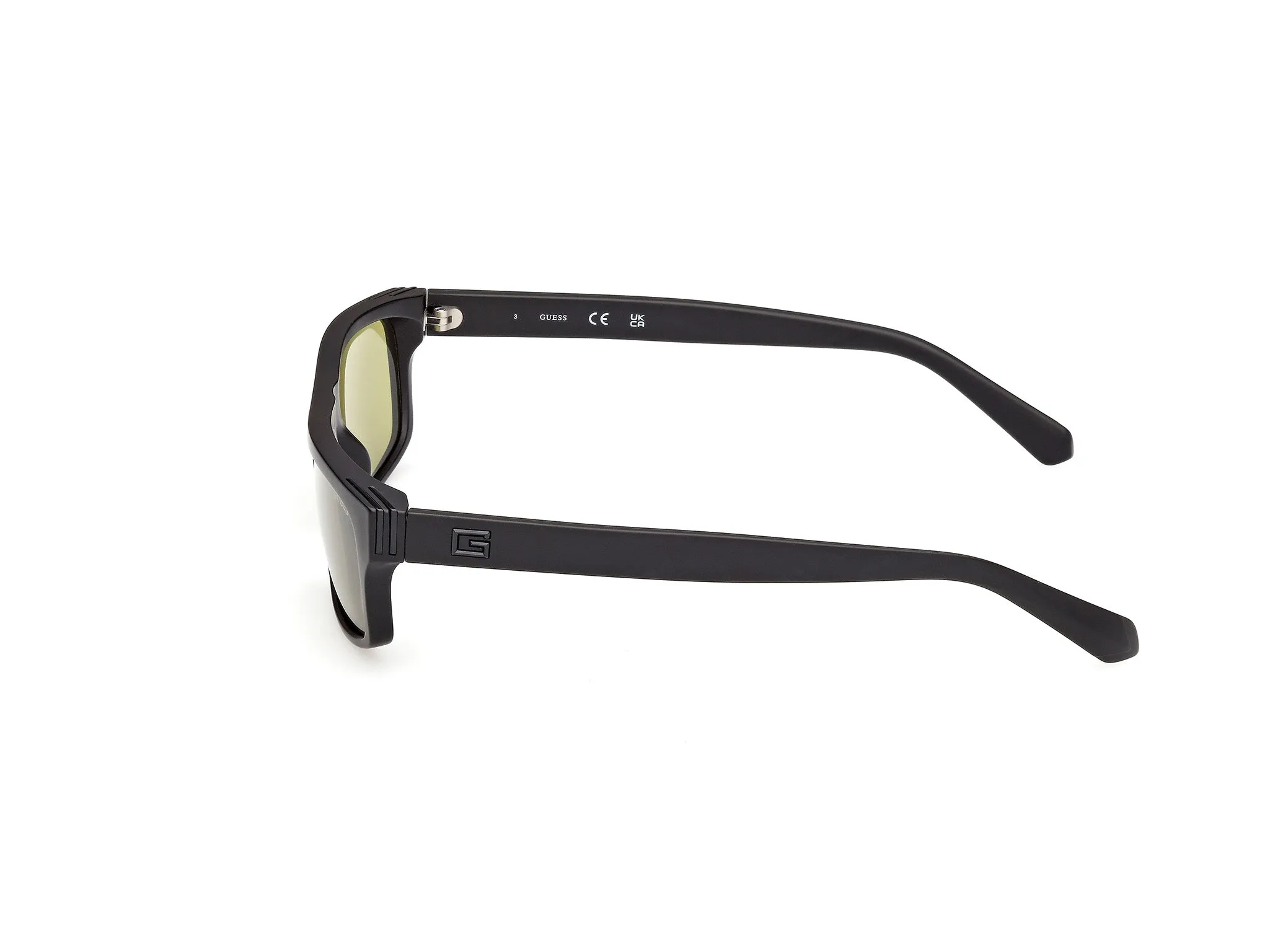 Guess GU00276 02N Occhiali da sole Iniettato Nero Verde Squadrata Normale - immagine 3