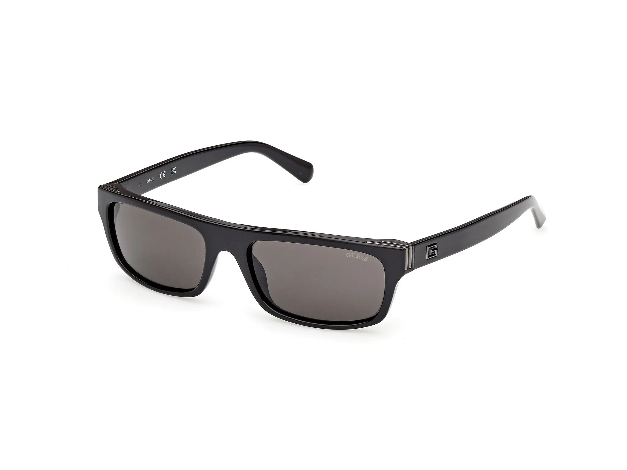 Guess GU00276 01A Occhiali da sole Iniettato Nero Fumo Squadrata Normale - immagine 1