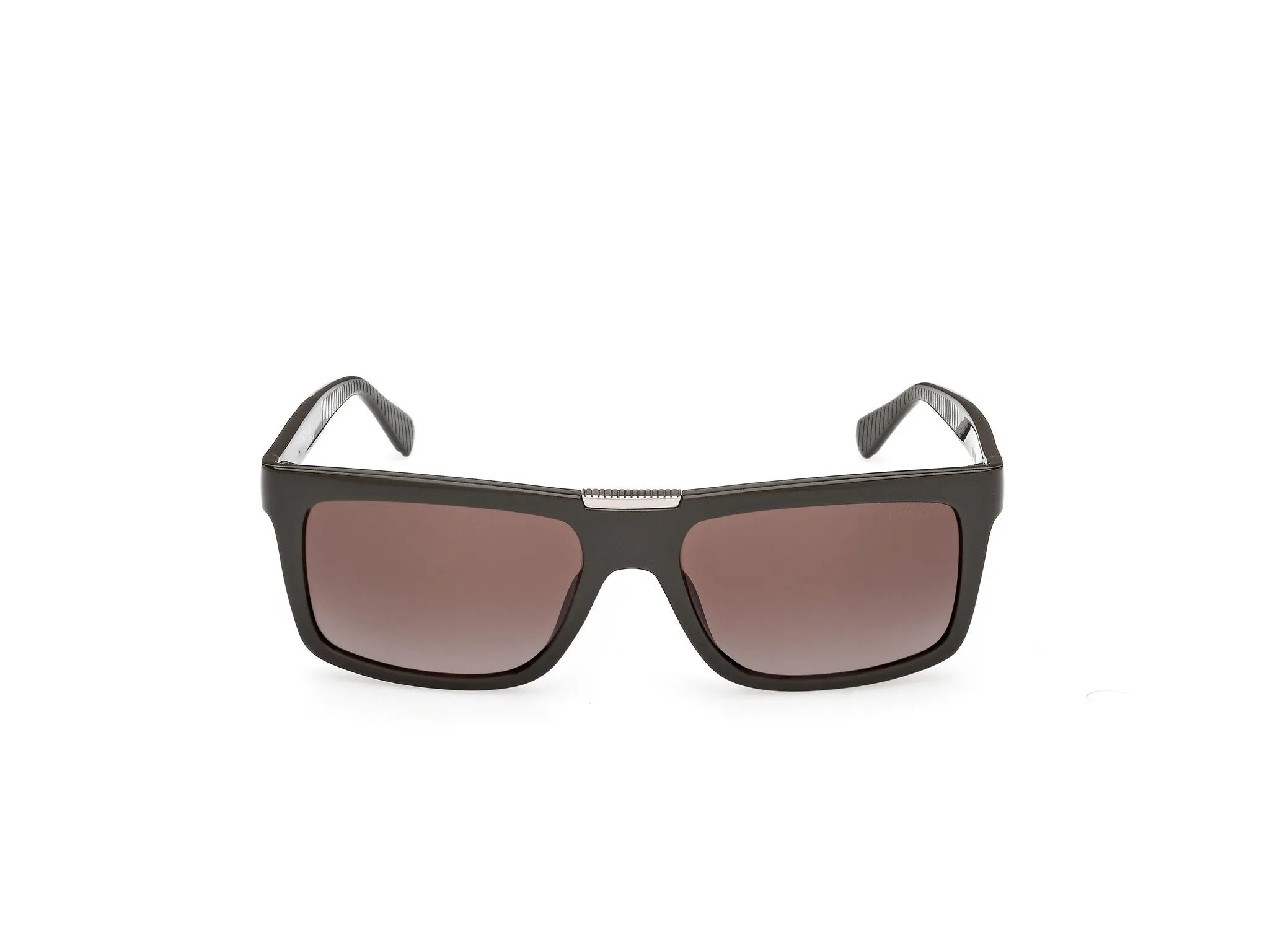 Guess GU00274 96F Occhiali da sole Iniettato Verde Marrone Squadrata Normale - immagine 2