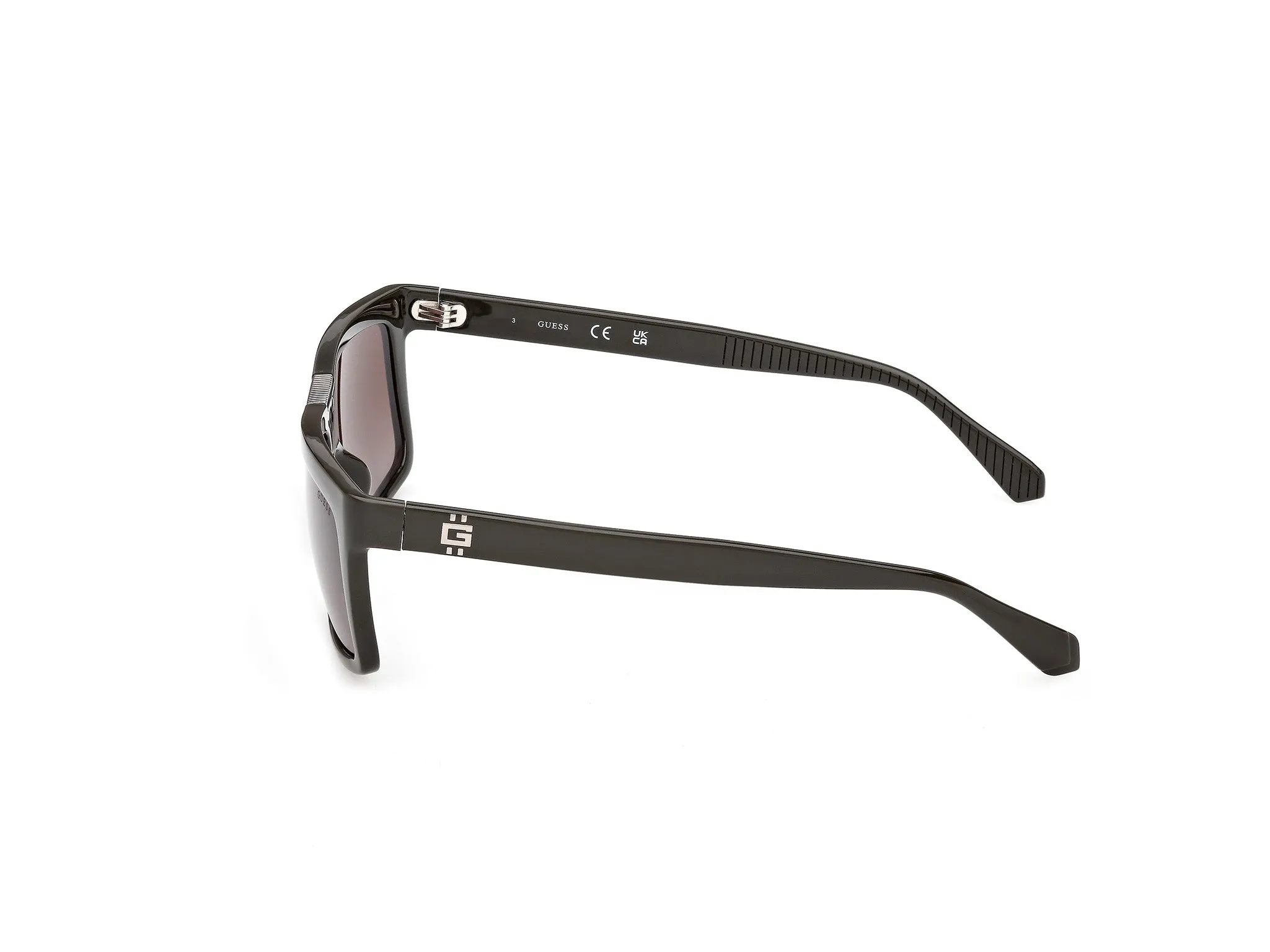 Guess GU00274 96F Occhiali da sole Iniettato Verde Marrone Squadrata Normale - immagine 3