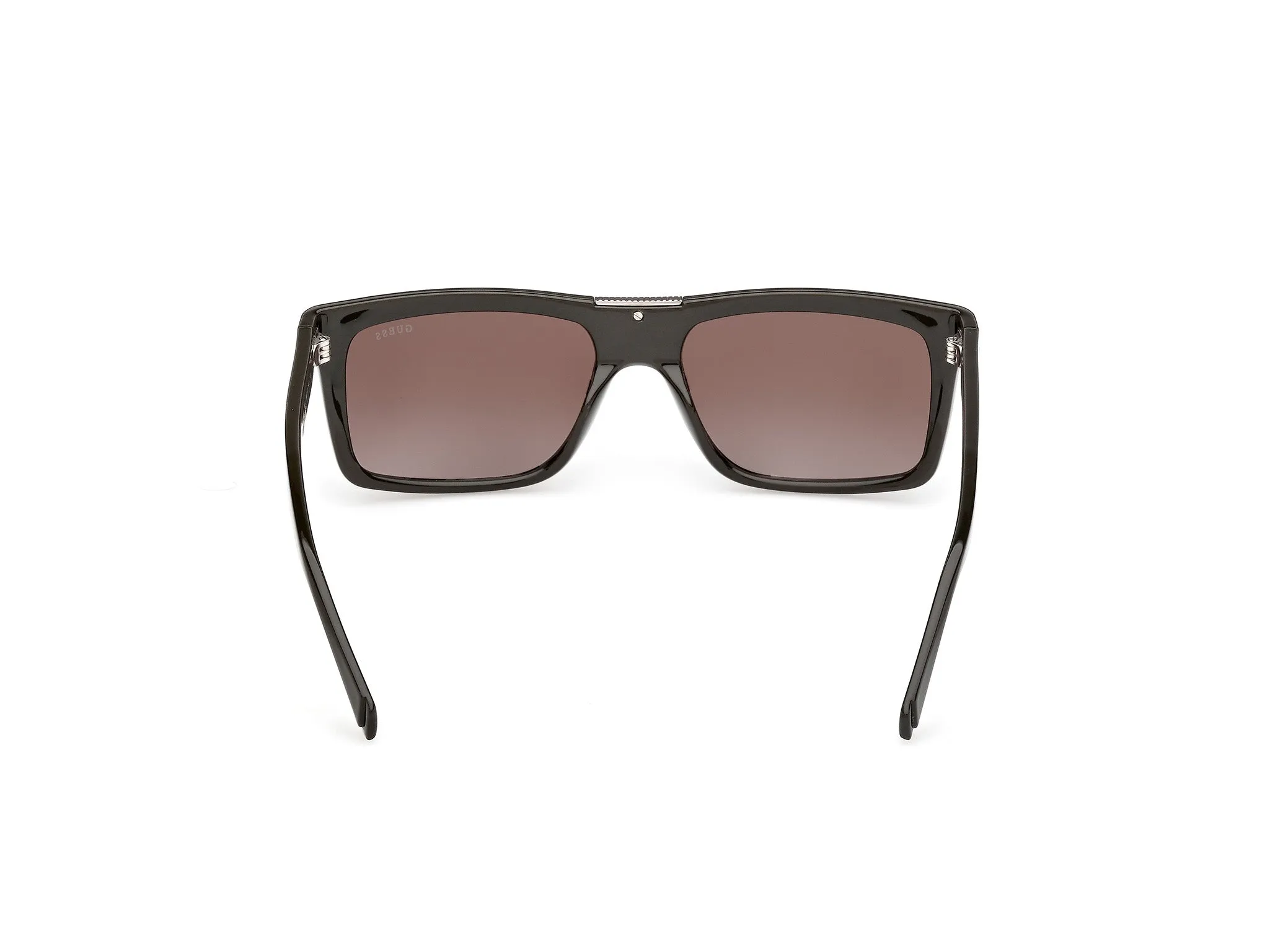 Guess GU00274 96F Occhiali da sole Iniettato Verde Marrone Squadrata Normale - immagine 4