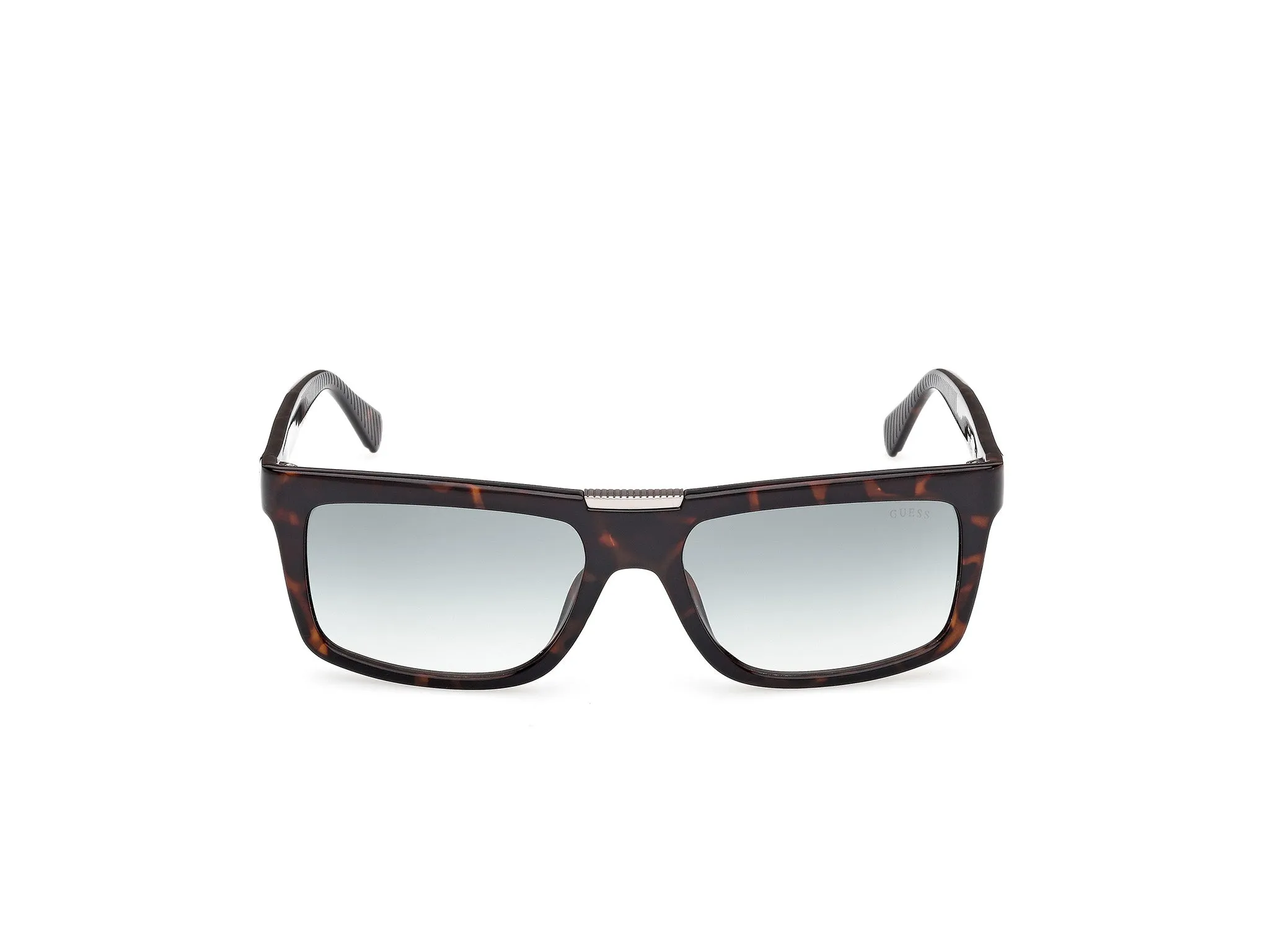 Guess GU00274 52P Occhiali da sole Iniettato Havana Verde Squadrata Normale - immagine 2