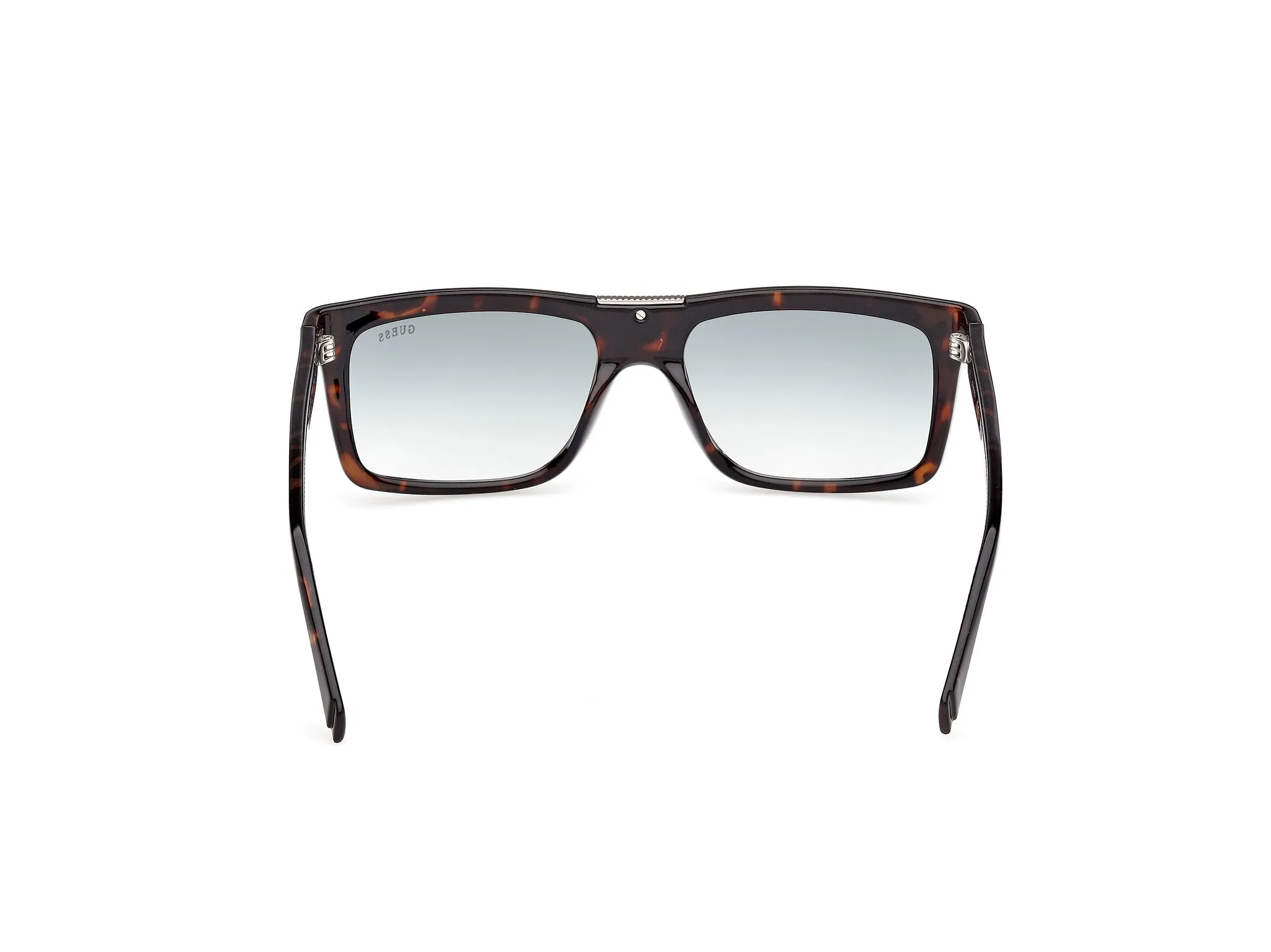 Guess GU00274 52P Occhiali da sole Iniettato Havana Verde Squadrata Normale - immagine 4
