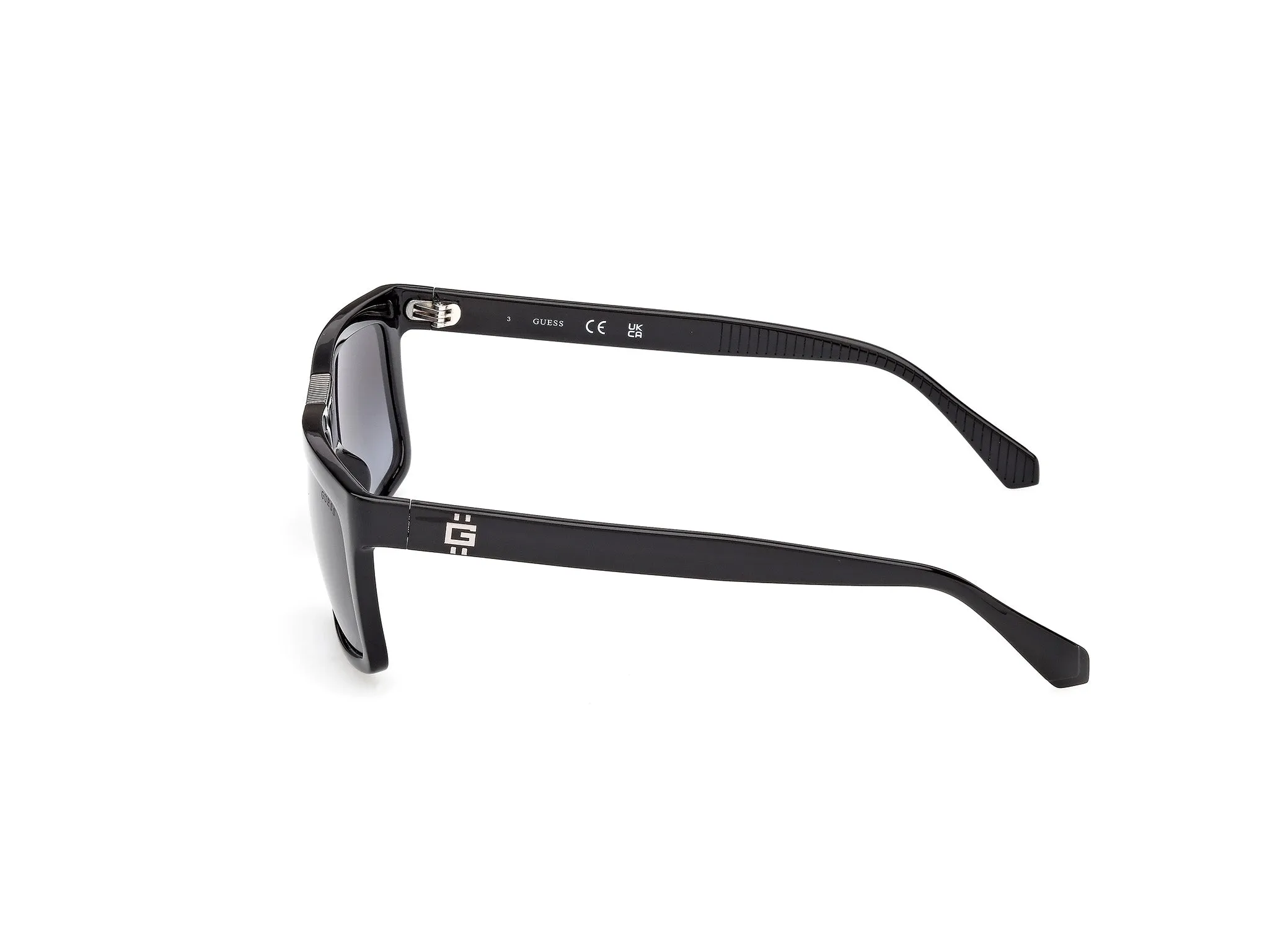Guess GU00274 01B Occhiali da sole Iniettato Nero Fumo Squadrata Normale - immagine 3
