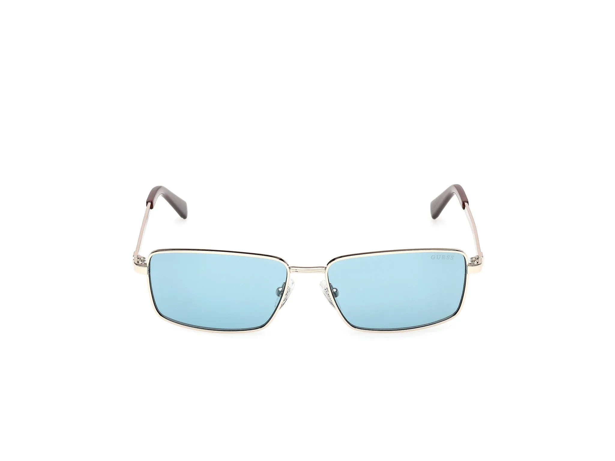 Guess GU00273 32V Occhiali da sole Metallo Oro Blu Squadrata Normale - immagine 2
