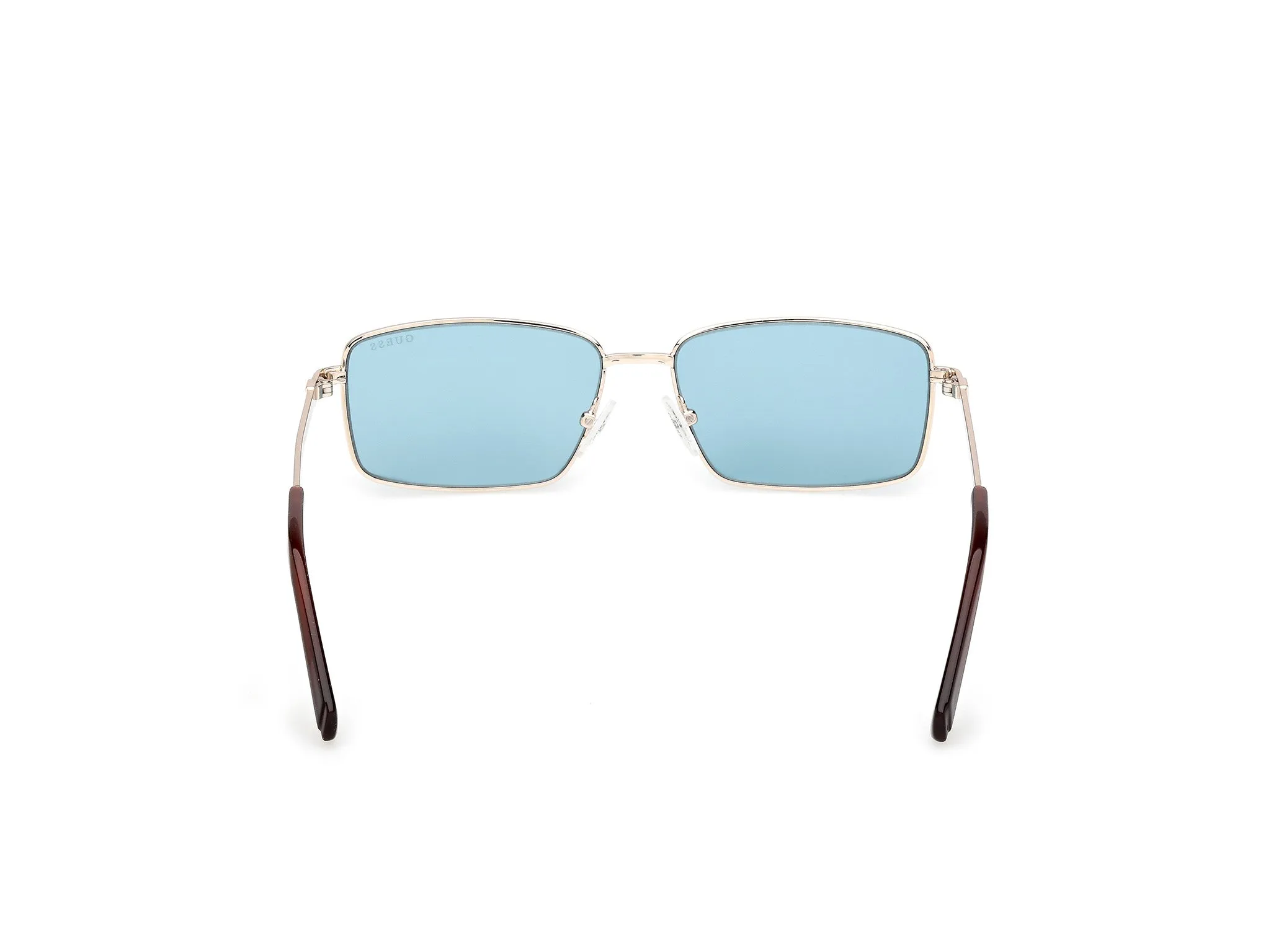 Guess GU00273 32V Occhiali da sole Metallo Oro Blu Squadrata Normale - immagine 4