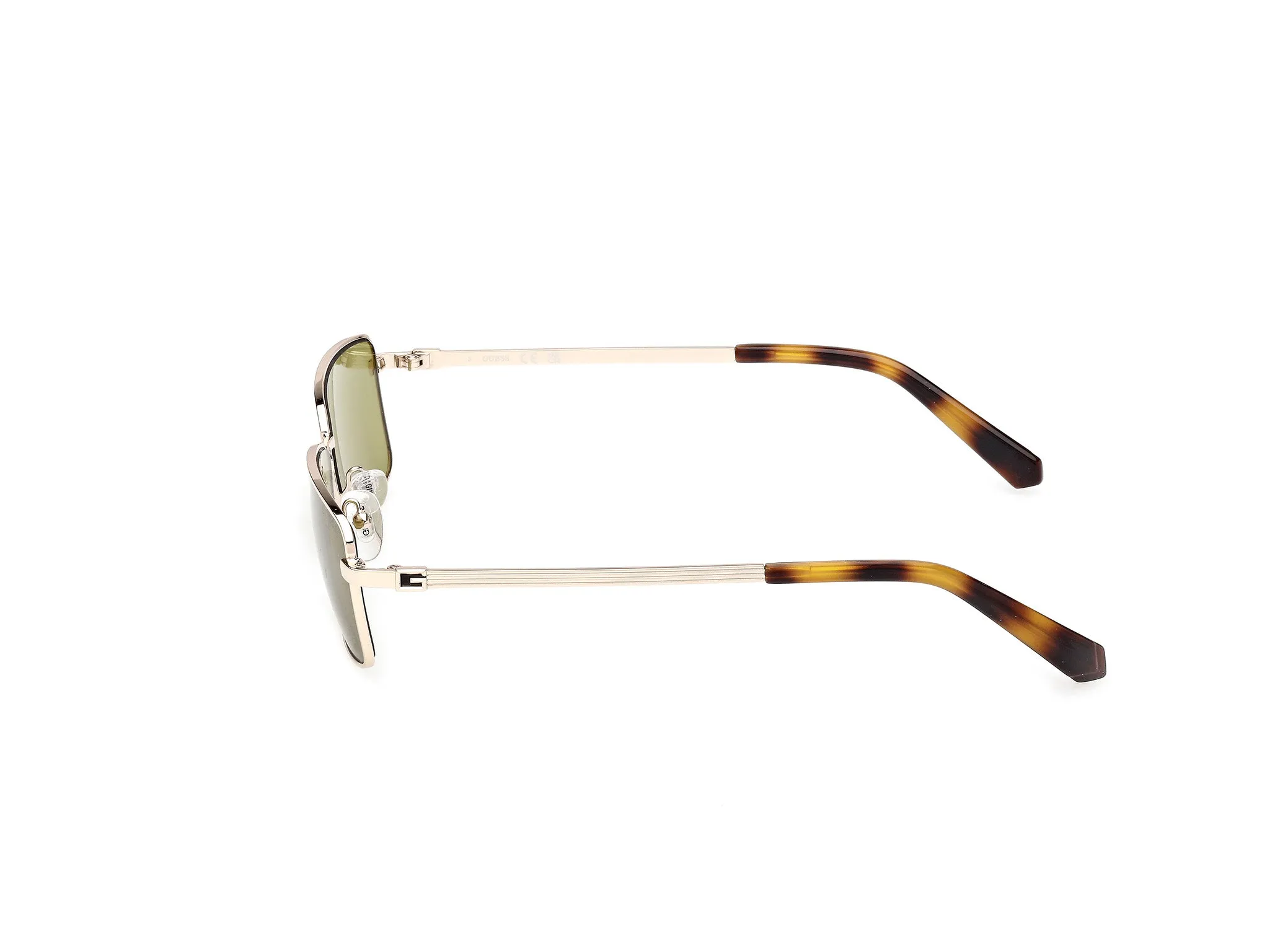 Guess GU00273 32N Occhiali da sole Metallo Oro Verde Squadrata Normale - immagine 3
