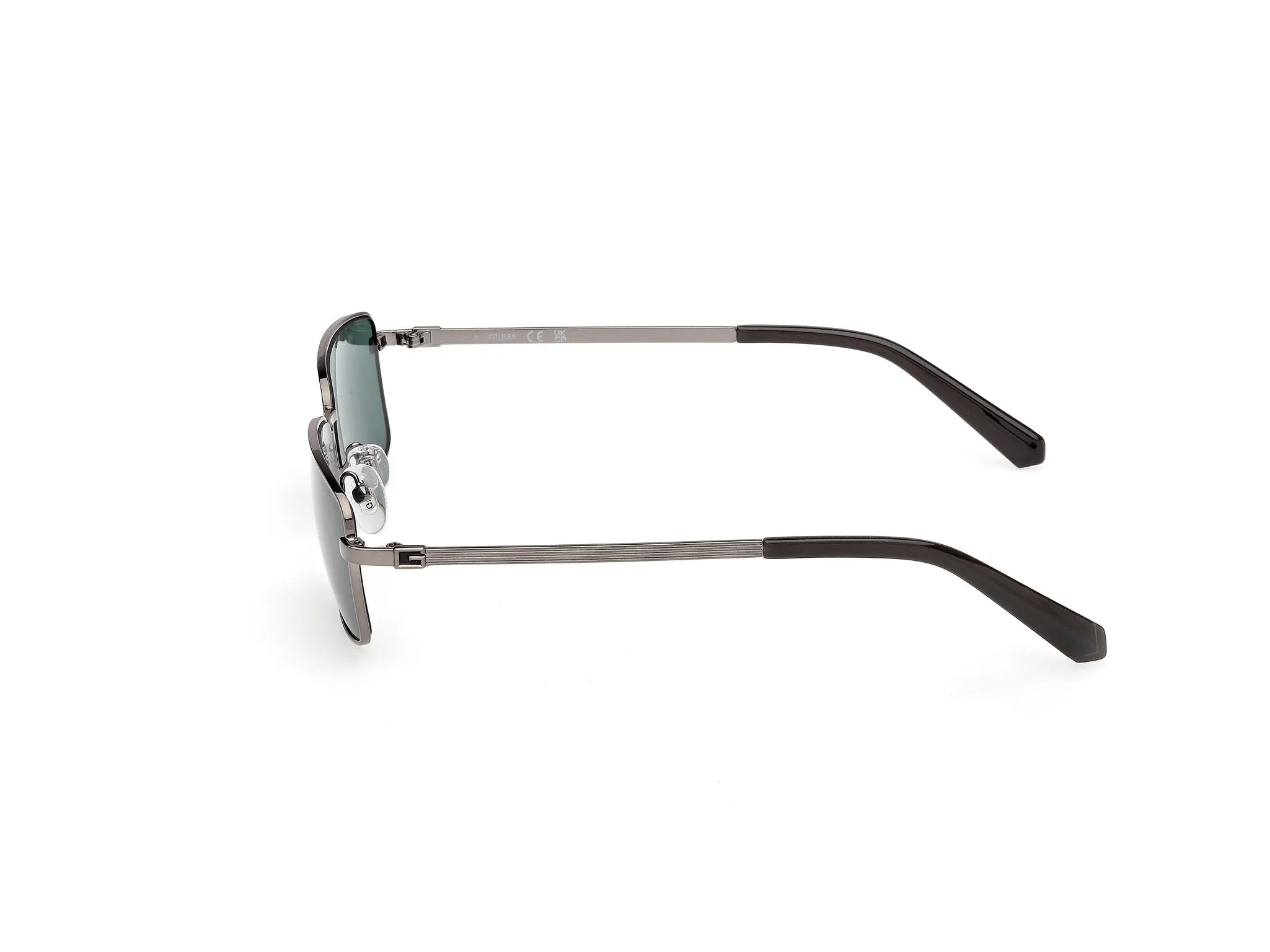 Guess GU00273 08N Occhiali da sole Metallo Canna di fucile Verde Squadrata Normale - immagine 3