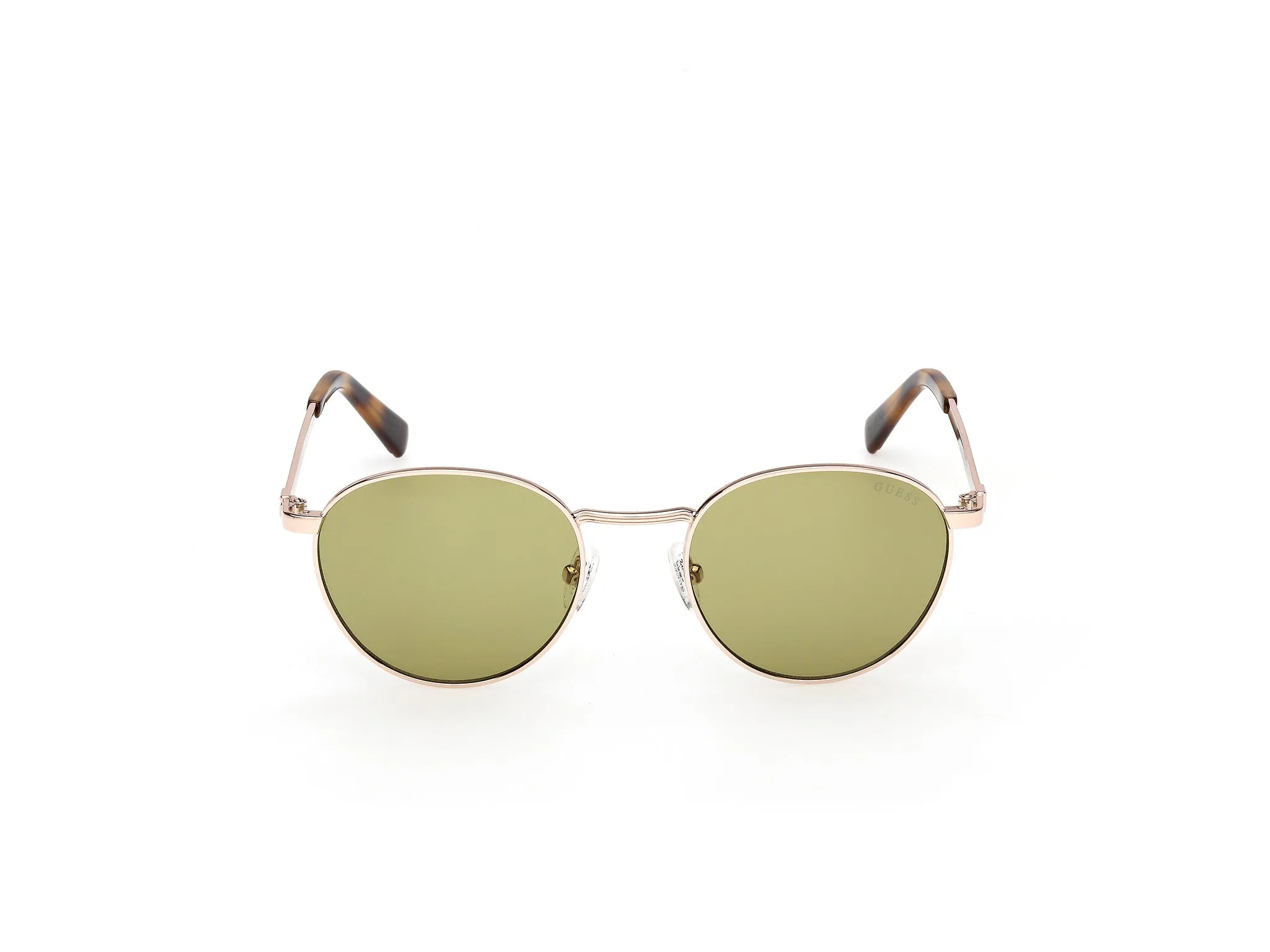 Guess GU00272 32N Occhiali da sole Metallo Oro Verde Rotonda Normale - immagine 2
