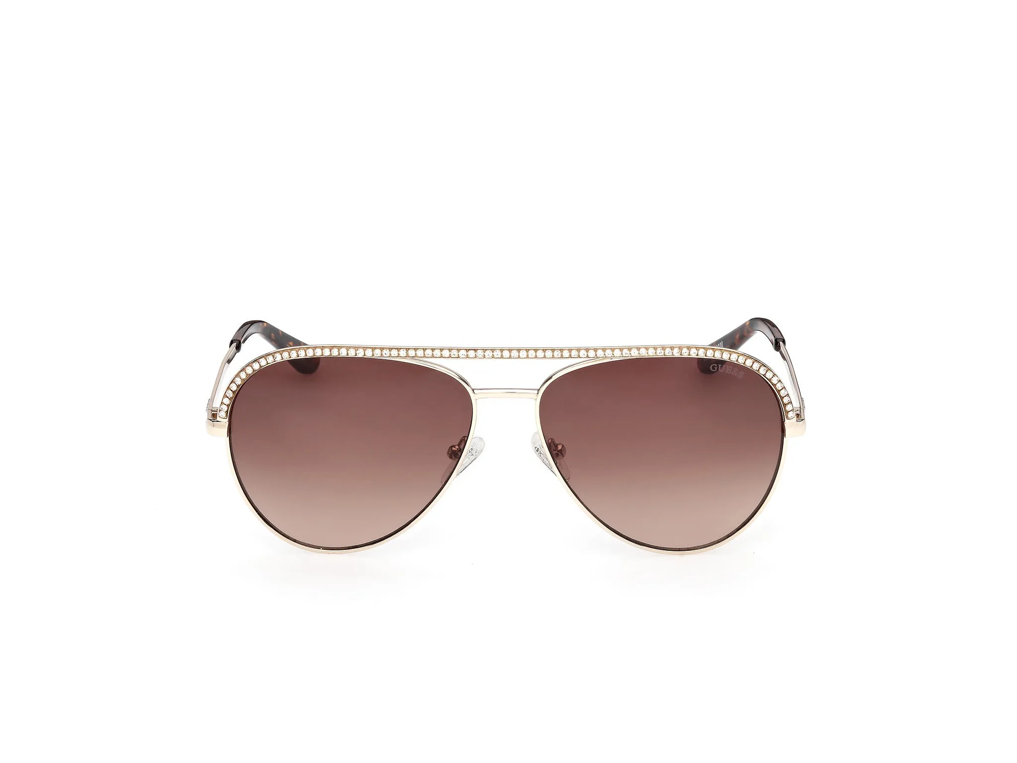 Guess GU00271 32F Occhiali da sole Metallo Oro Marrone Pilot Normale - immagine 2