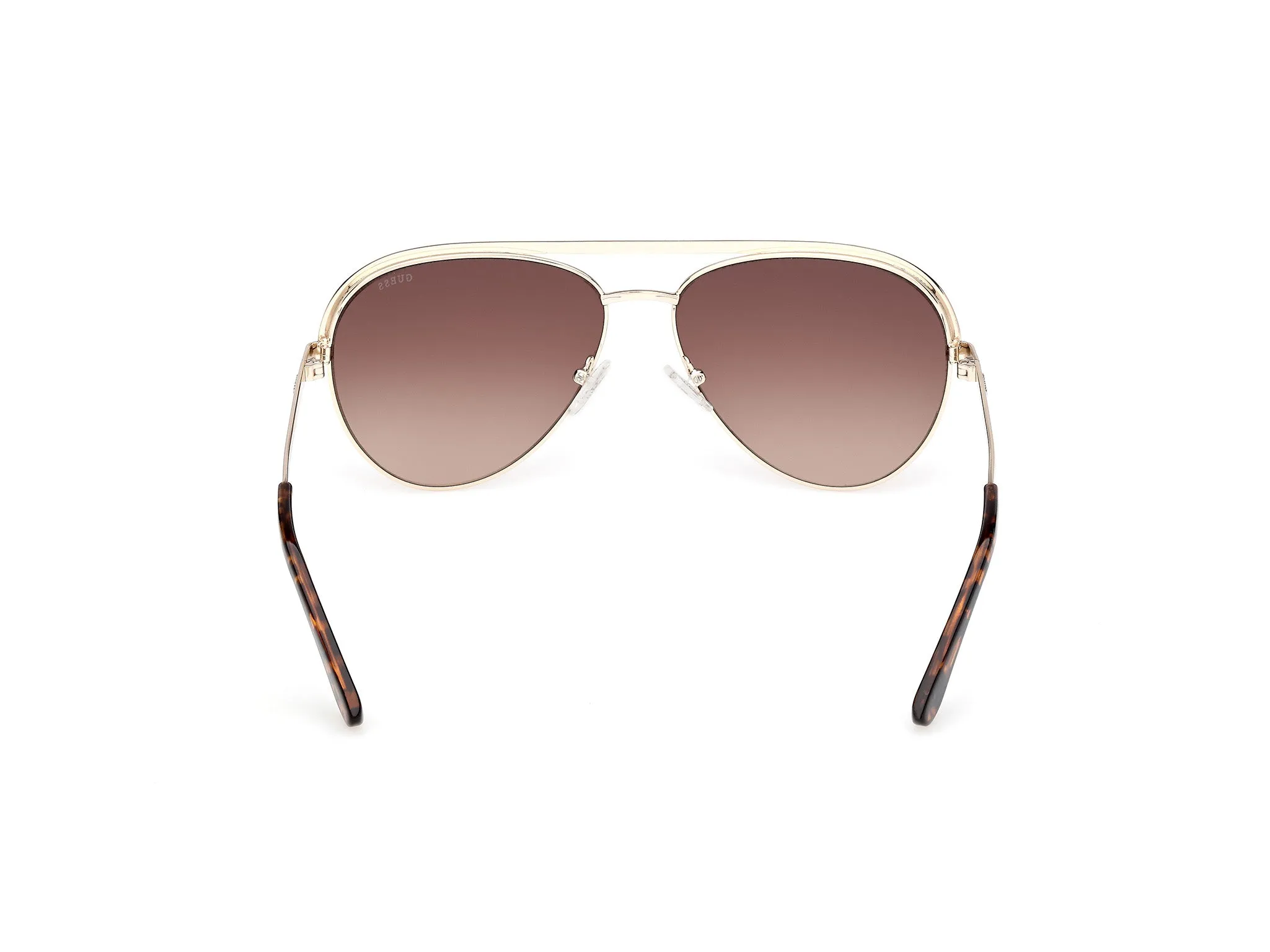Guess GU00271 32F Occhiali da sole Metallo Oro Marrone Pilot Normale - immagine 4