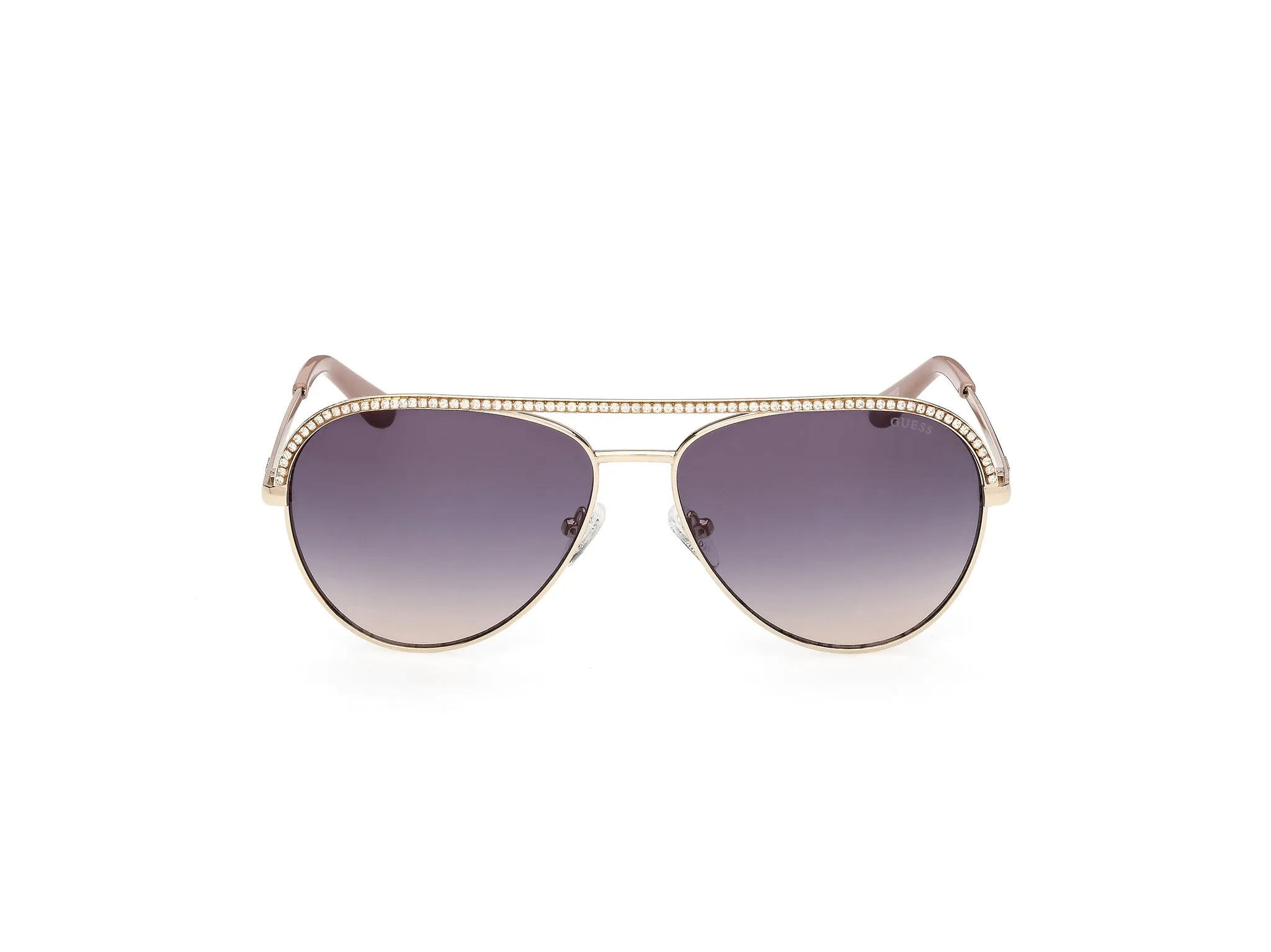 Guess GU00271 32B Occhiali da sole Metallo Oro Fumo Pilot Normale - immagine 2