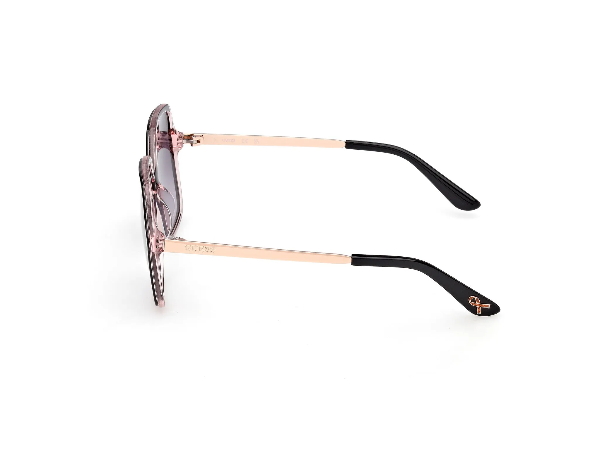 Guess GU00270 01B Occhiali da sole Acetato Nero Fumo Squadrata Normale - immagine 3