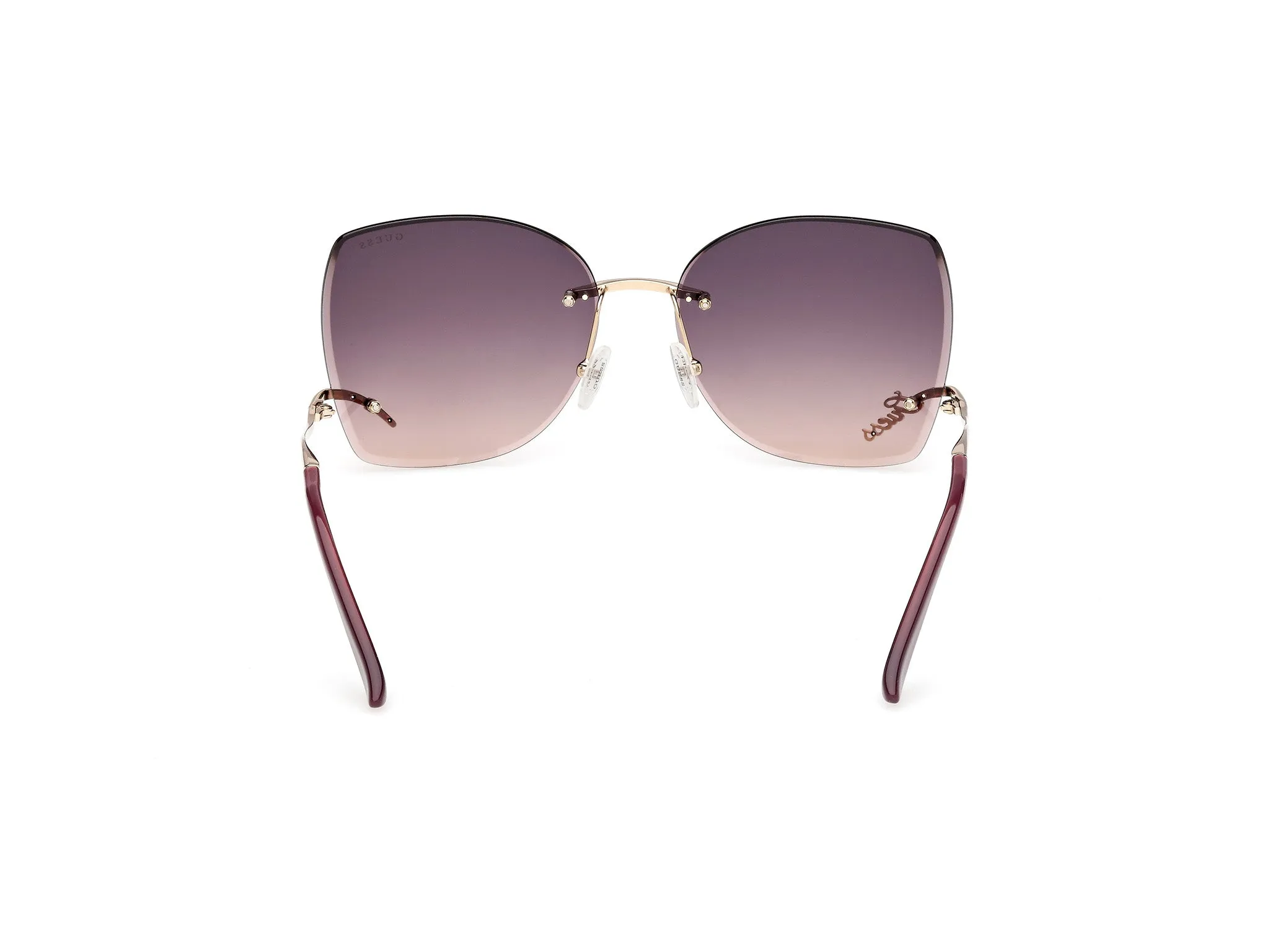 Guess GU00269 32Z Occhiali da sole Metallo Oro Viola Squadrata Normale - immagine 4