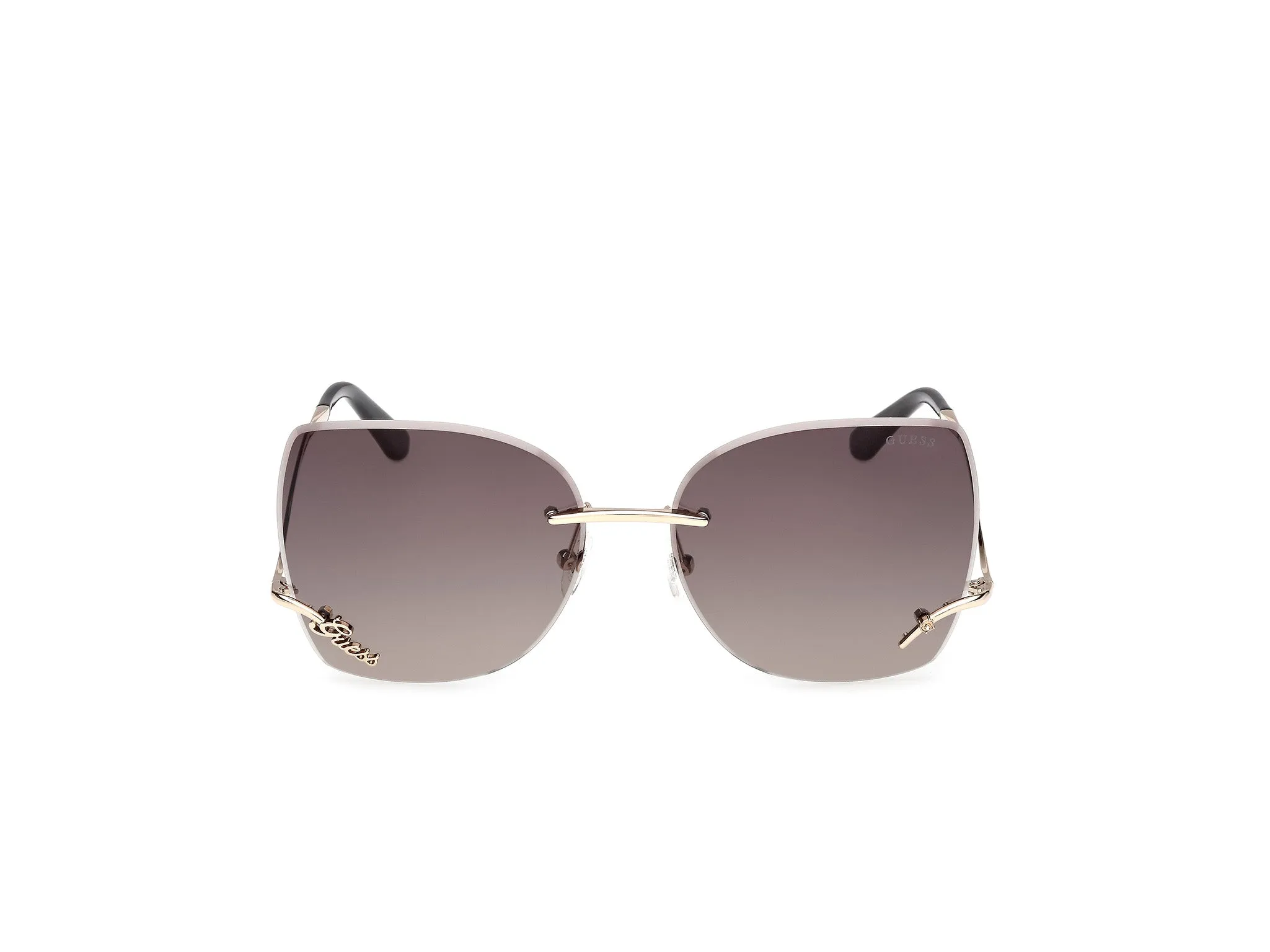 Guess GU00269 32F Occhiali da sole Metallo Oro Marrone Squadrata Normale - immagine 2