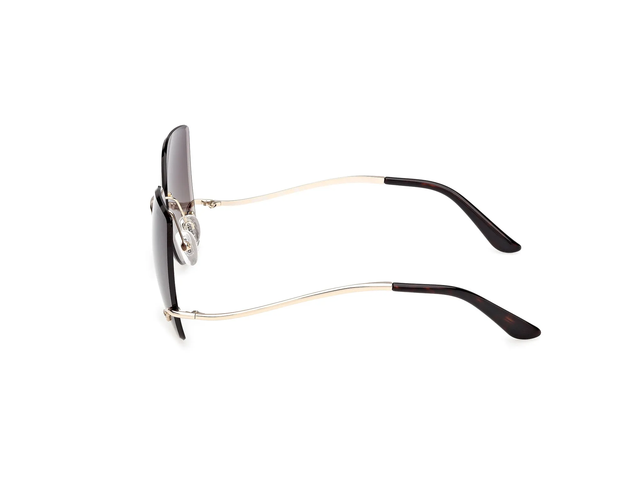 Guess GU00269 32F Occhiali da sole Metallo Oro Marrone Squadrata Normale - immagine 3