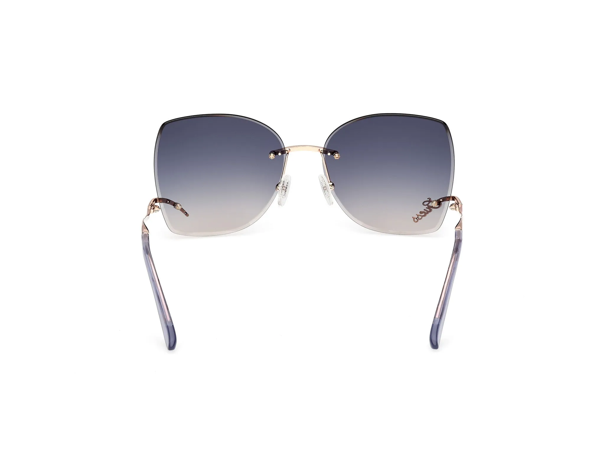 Guess GU00269 28B Occhiali da sole Metallo Oro Fumo Squadrata Normale - immagine 4