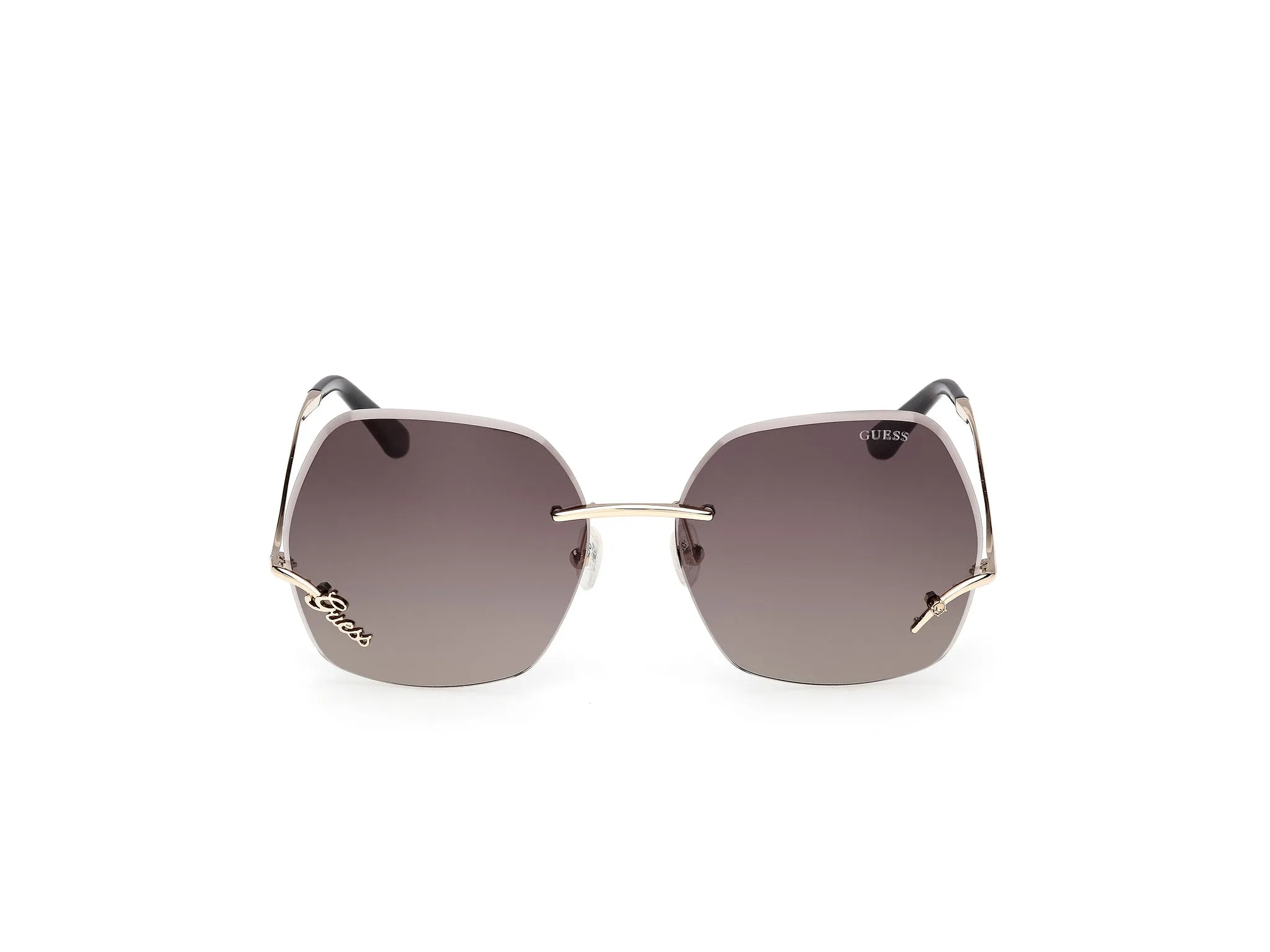 Guess GU00268 32F Occhiali da sole Metallo Oro Marrone Farfalla Normale - immagine 2