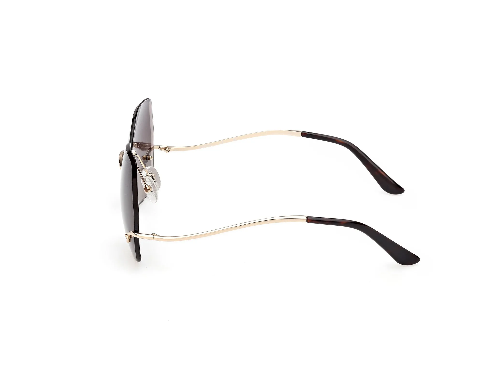 Guess GU00268 32F Occhiali da sole Metallo Oro Marrone Farfalla Normale - immagine 3