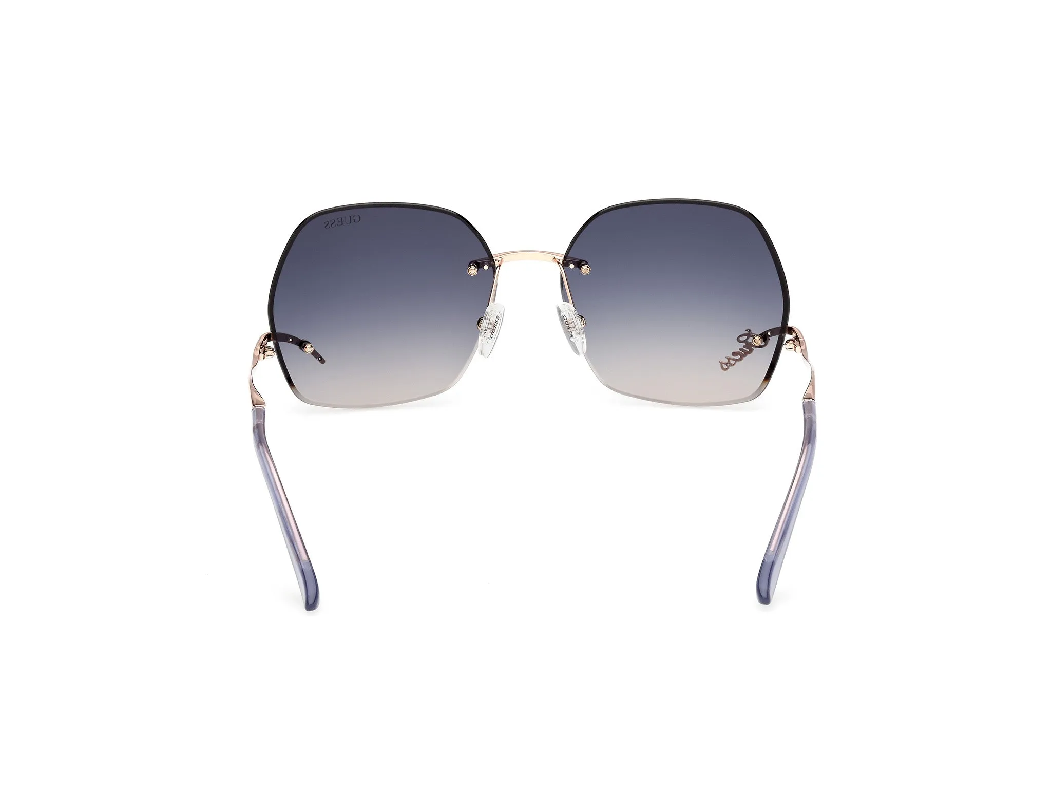 Guess GU00268 28B Occhiali da sole Metallo Oro Fumo Farfalla Normale - immagine 4