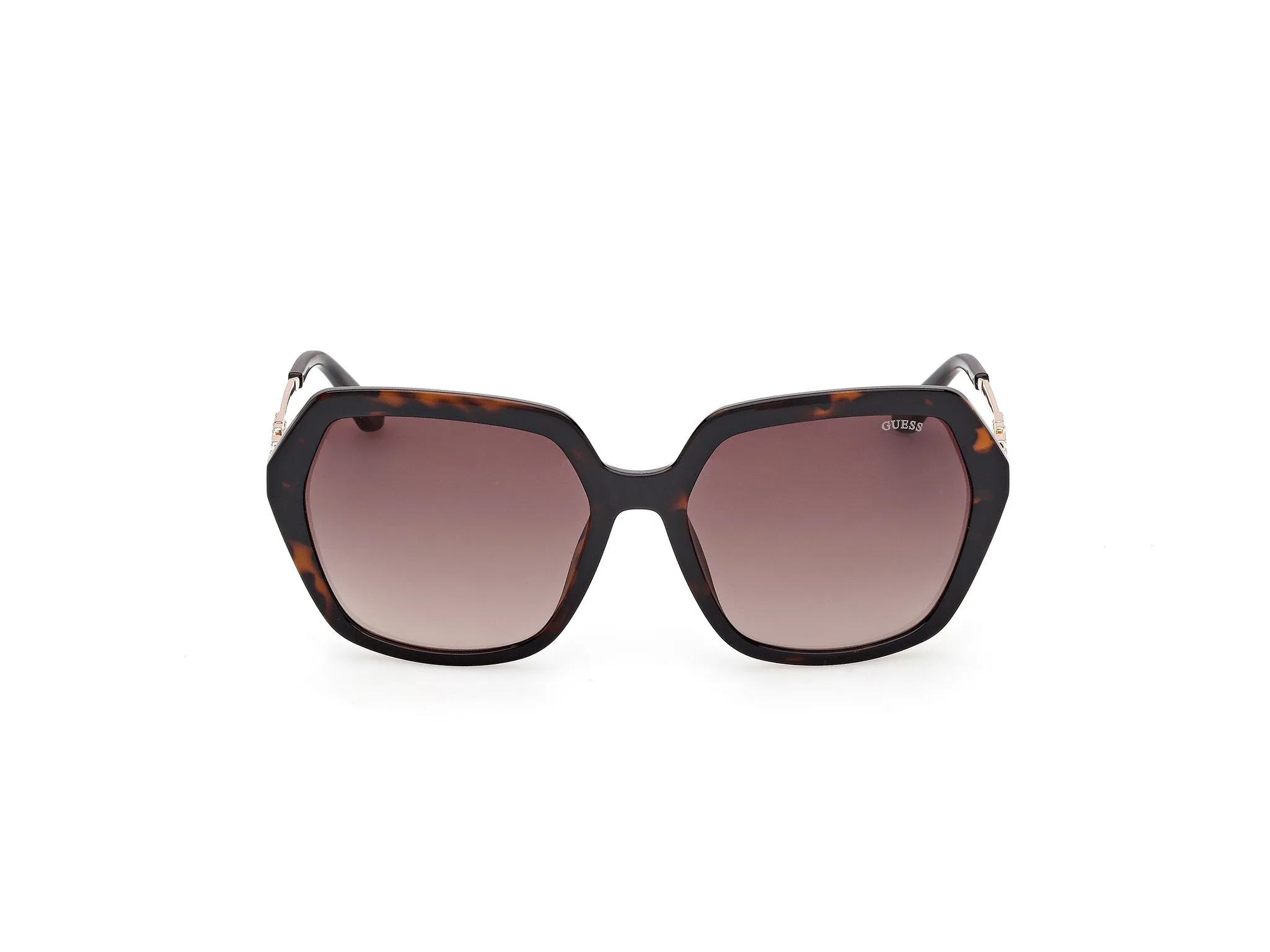 Guess GU00267 52F Occhiali da sole Iniettato Havana Marrone Geometrica Normale - immagine 2