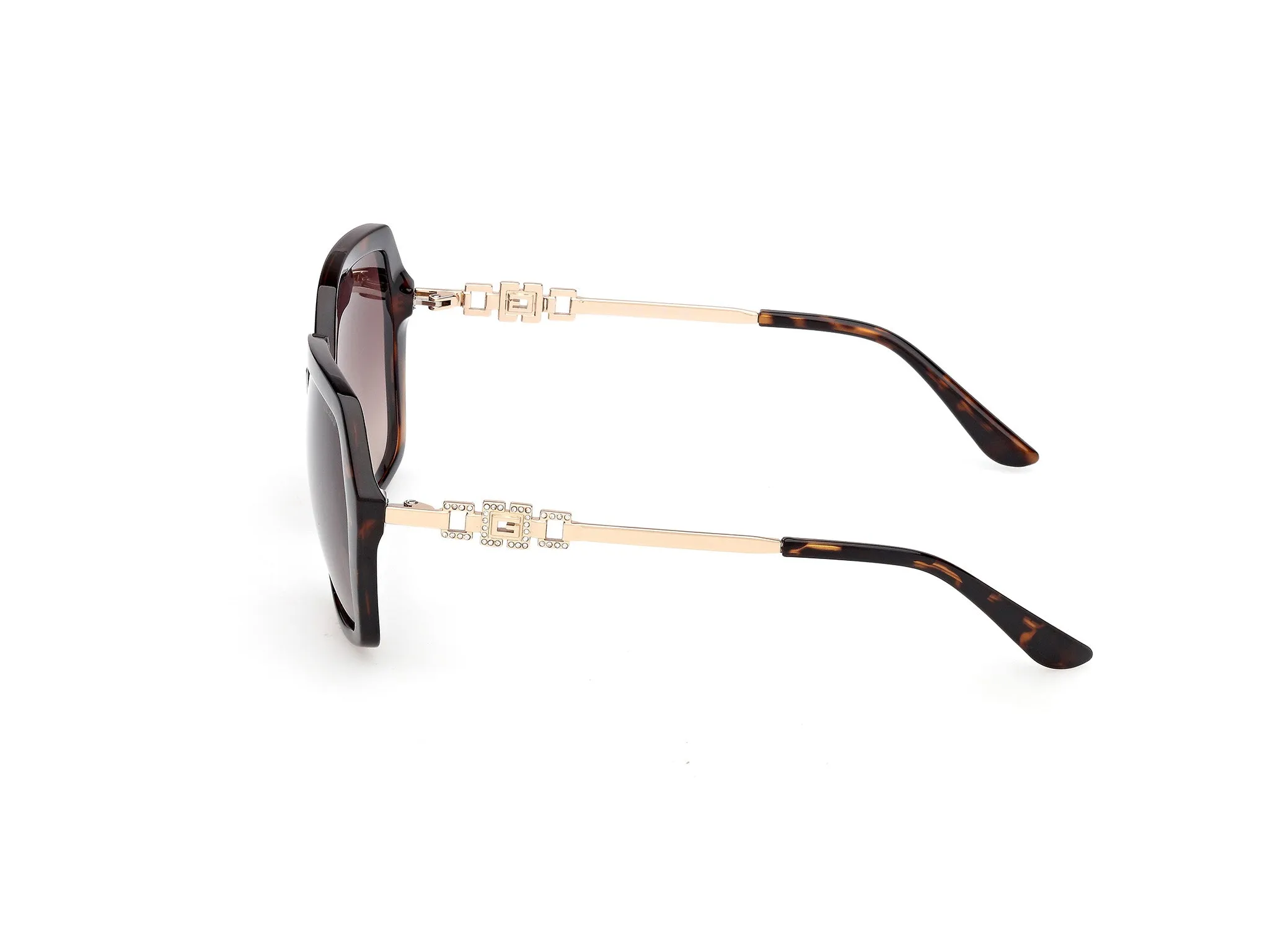 Guess GU00267 52F Occhiali da sole Iniettato Havana Marrone Geometrica Normale - immagine 3